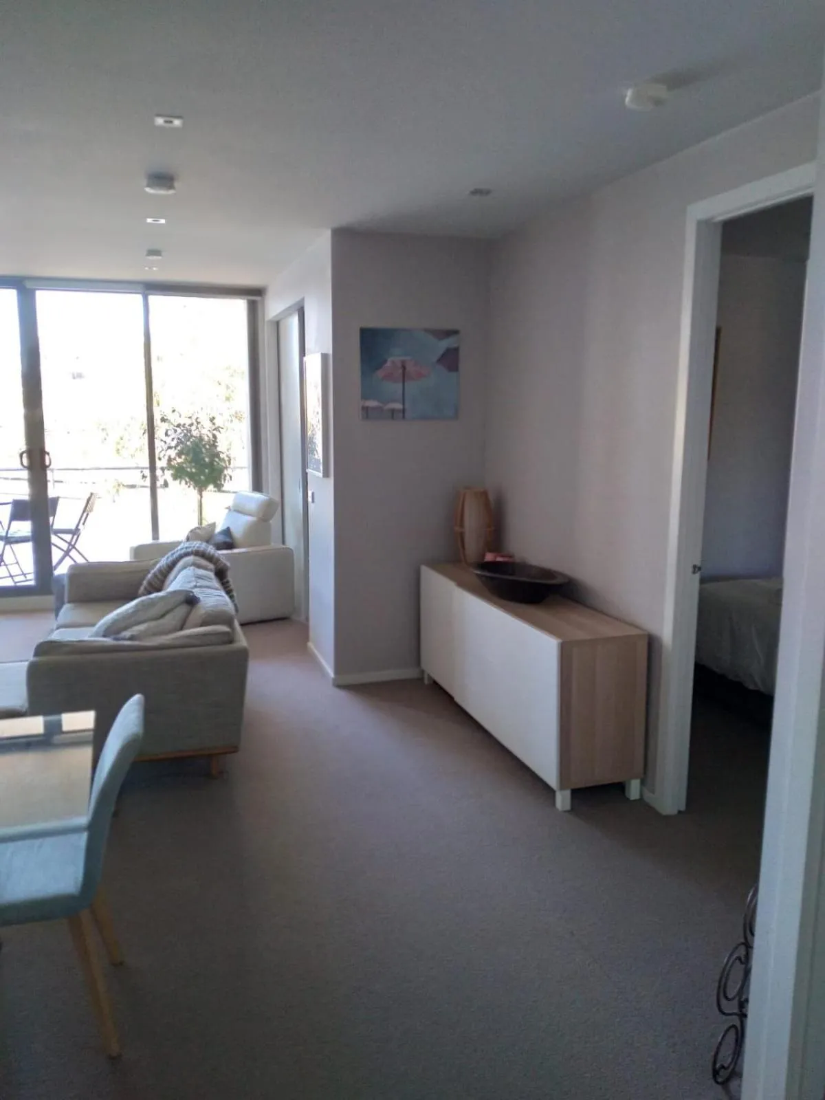 Bed in Marina View Apartment on the Maribyrnong River, Melbourne