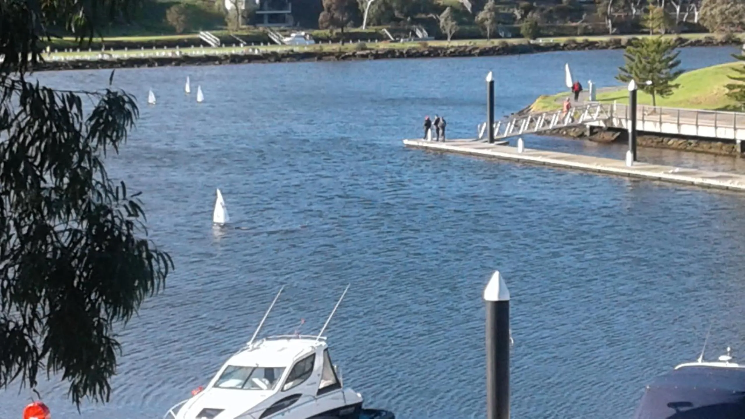 River view in Marina View Apartment on the Maribyrnong River, Melbourne