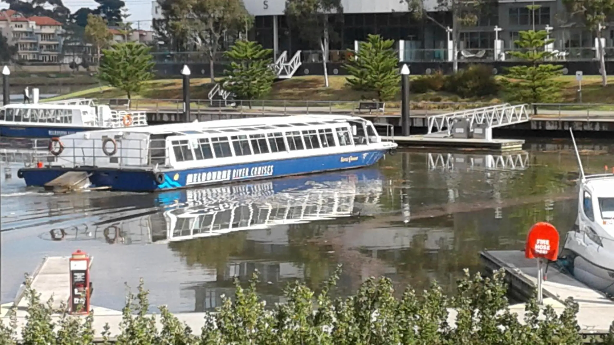 Lake view in Marina View Apartment on the Maribyrnong River, Melbourne