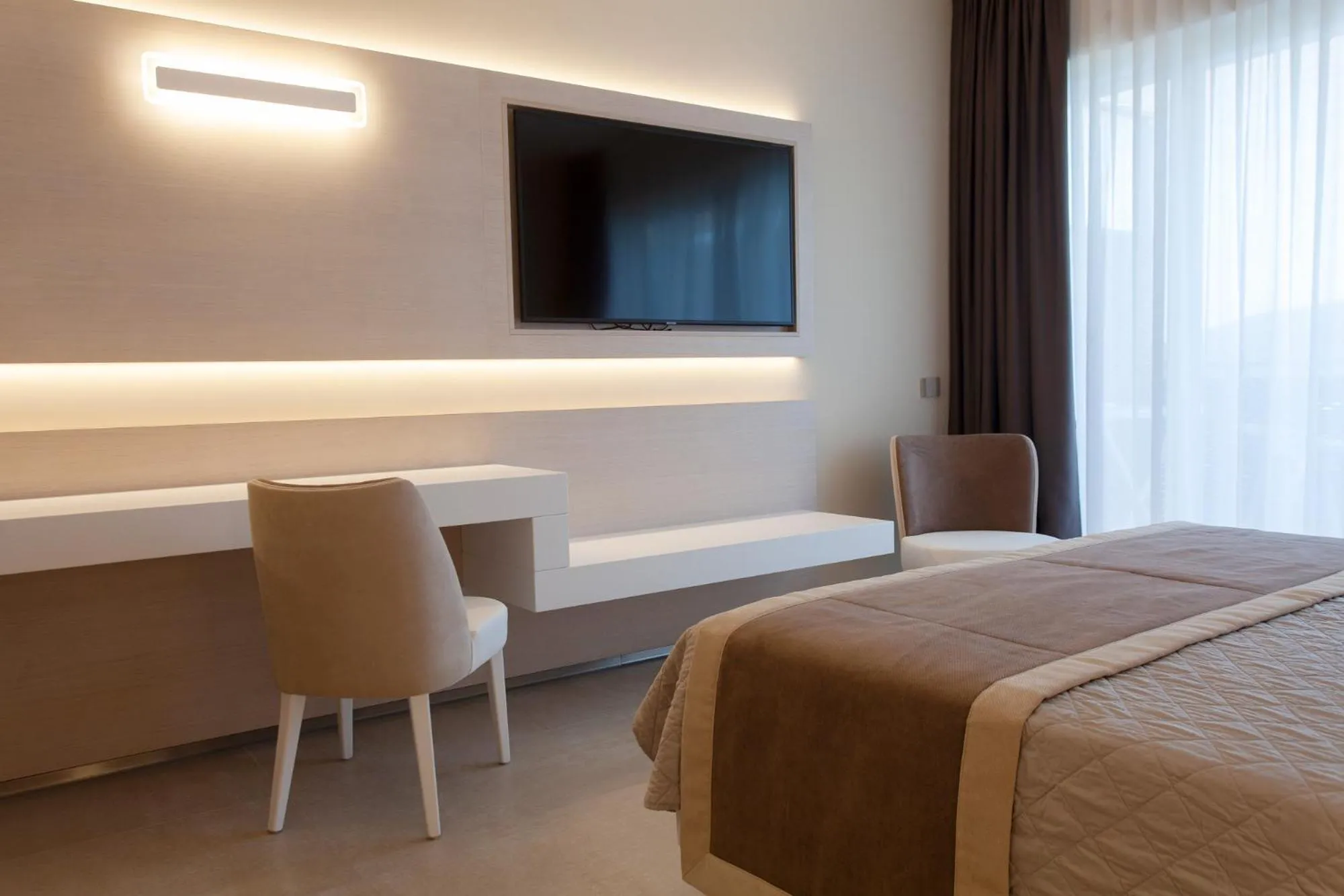 Decorative detail, Bed in Hotel La Perla Del Golfo