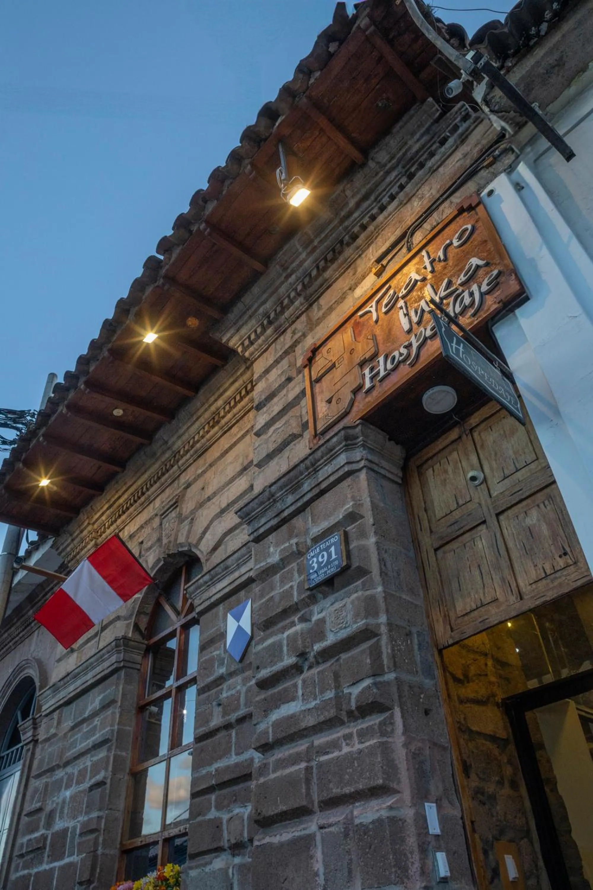 Property building in Hostal Teatro Inka