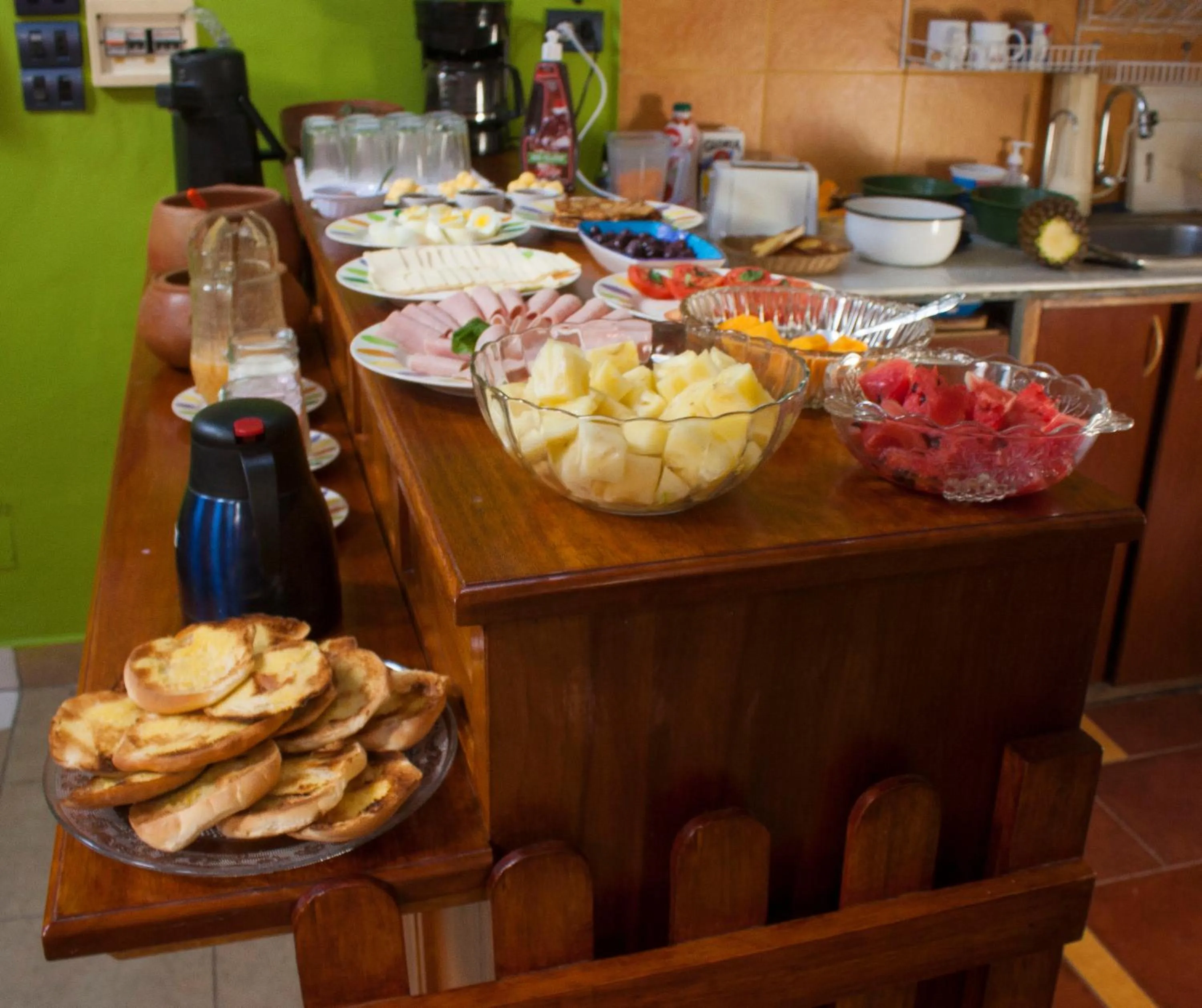 Breakfast in Hostal Teatro Inka