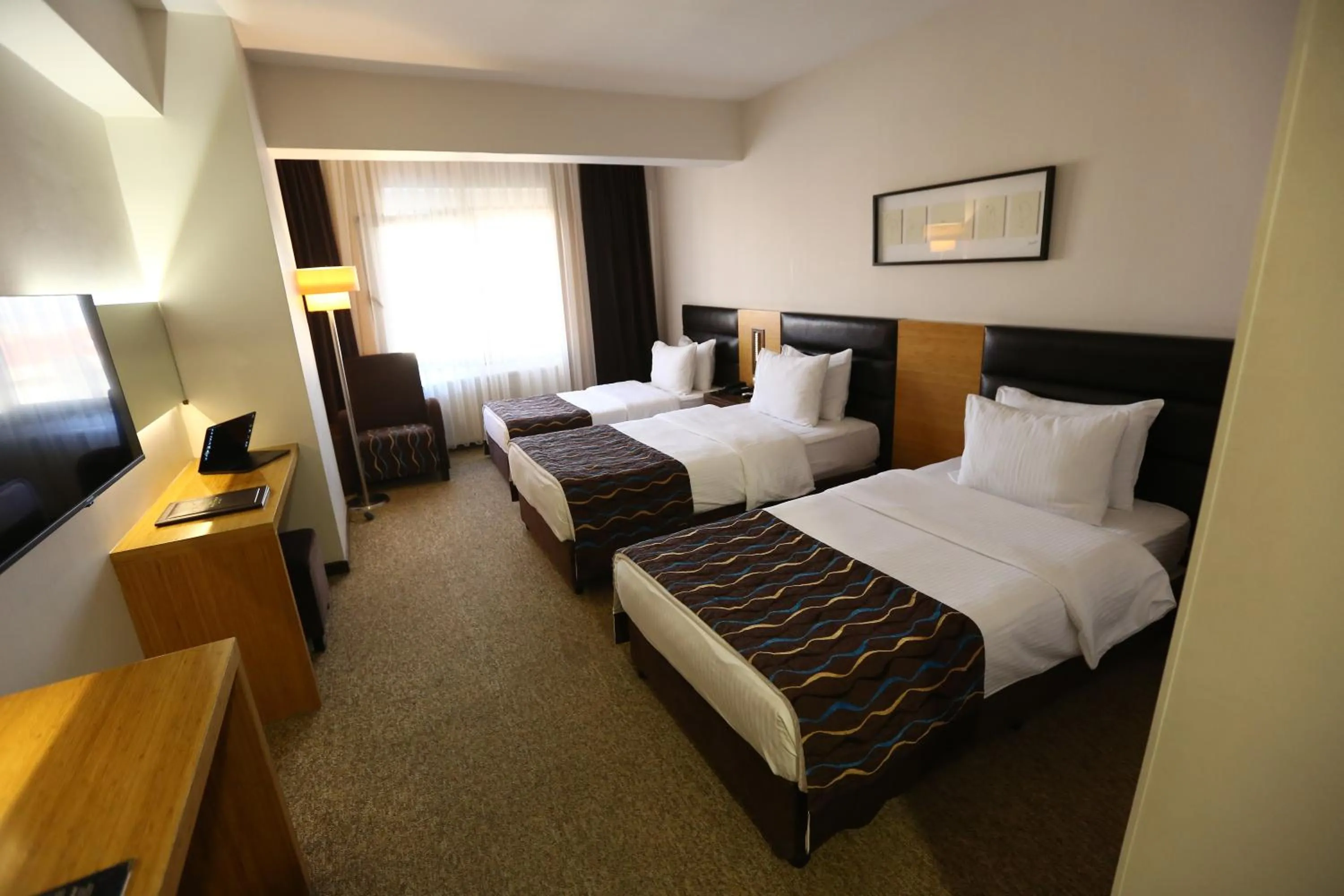 Bed in North Point Hotel