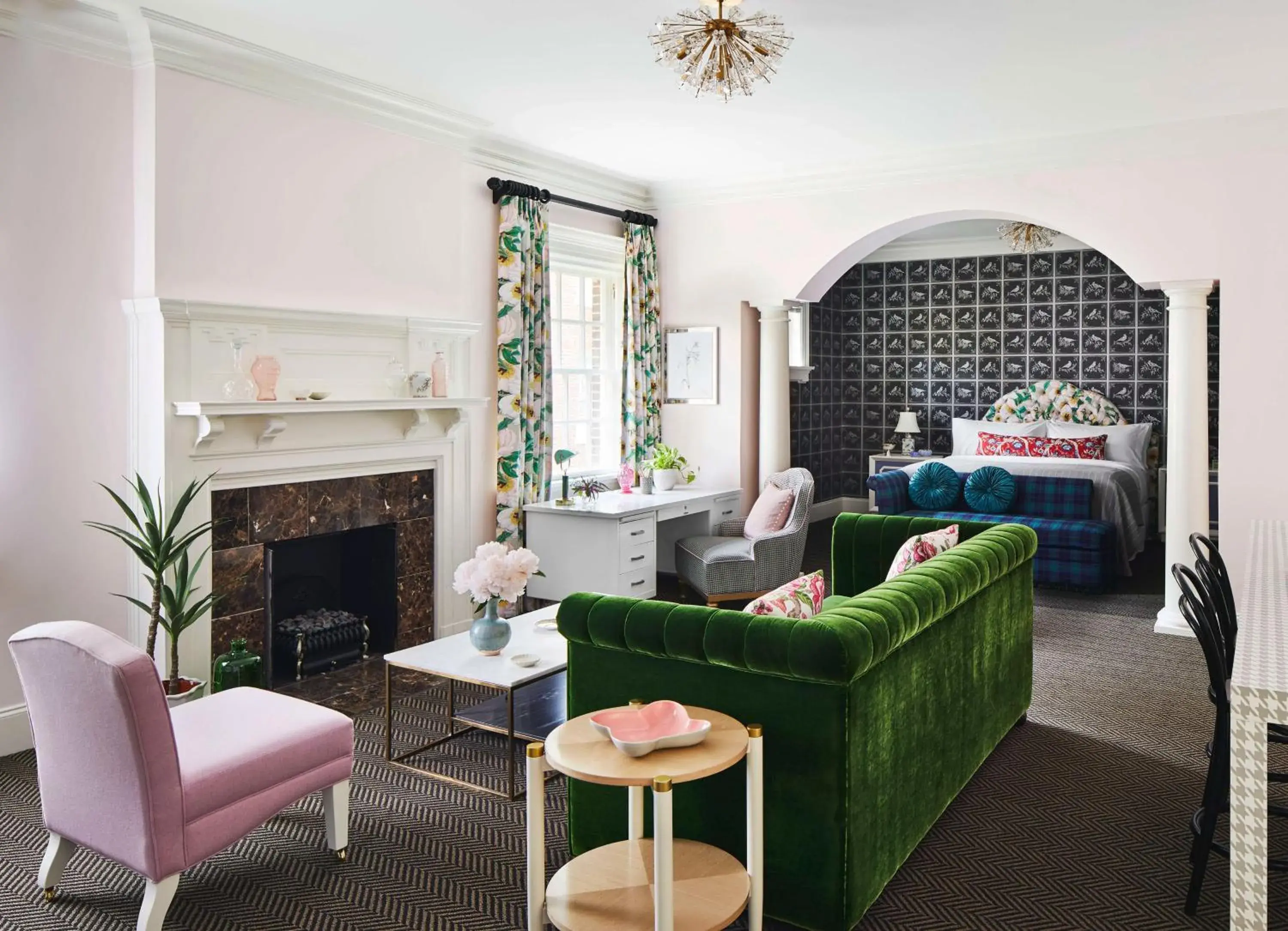 Living room in Graduate by Hilton Columbia SC Living room in Graduate by Hilton Columbia SC