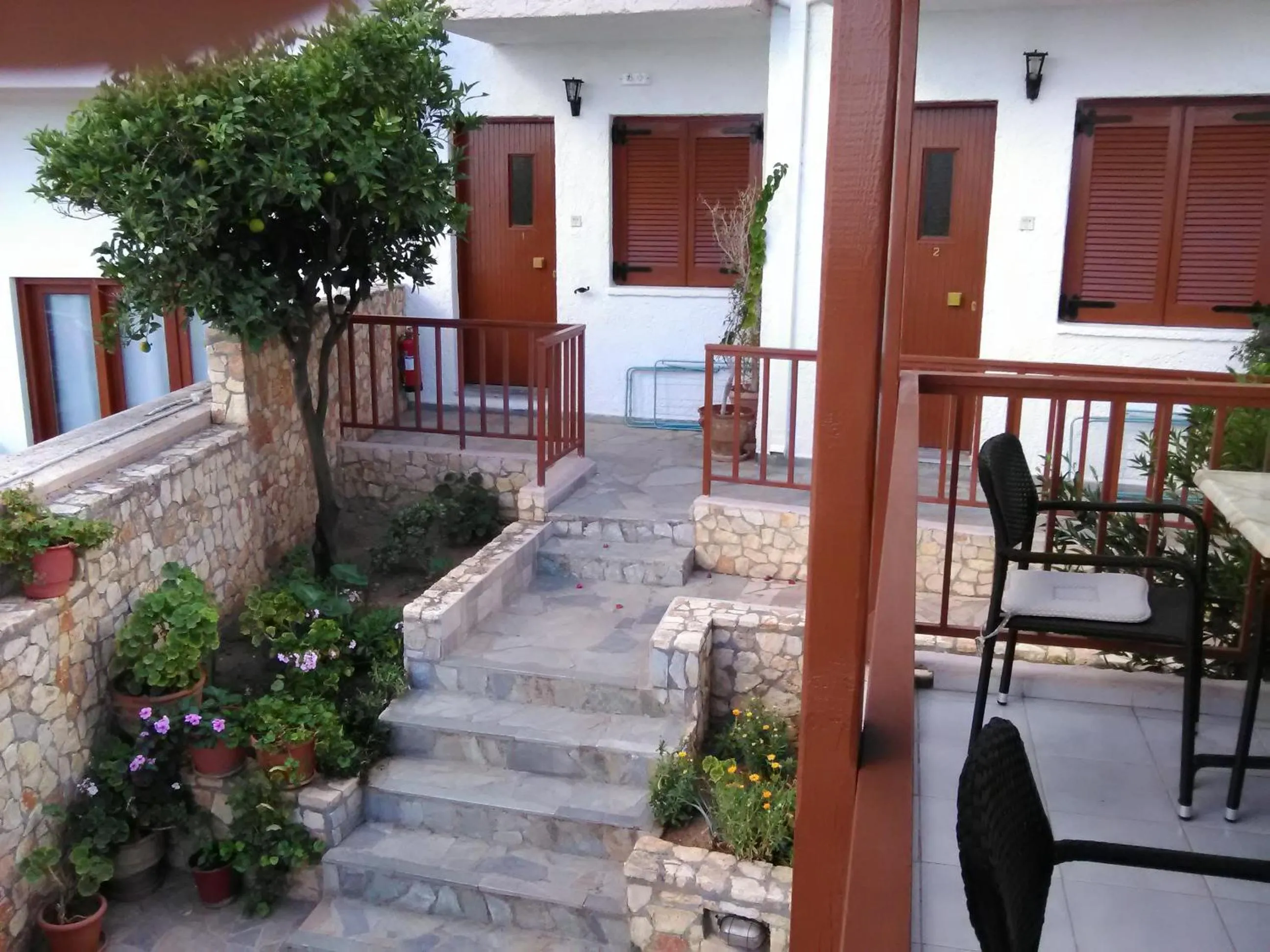 Patio in Elgoni Apartments