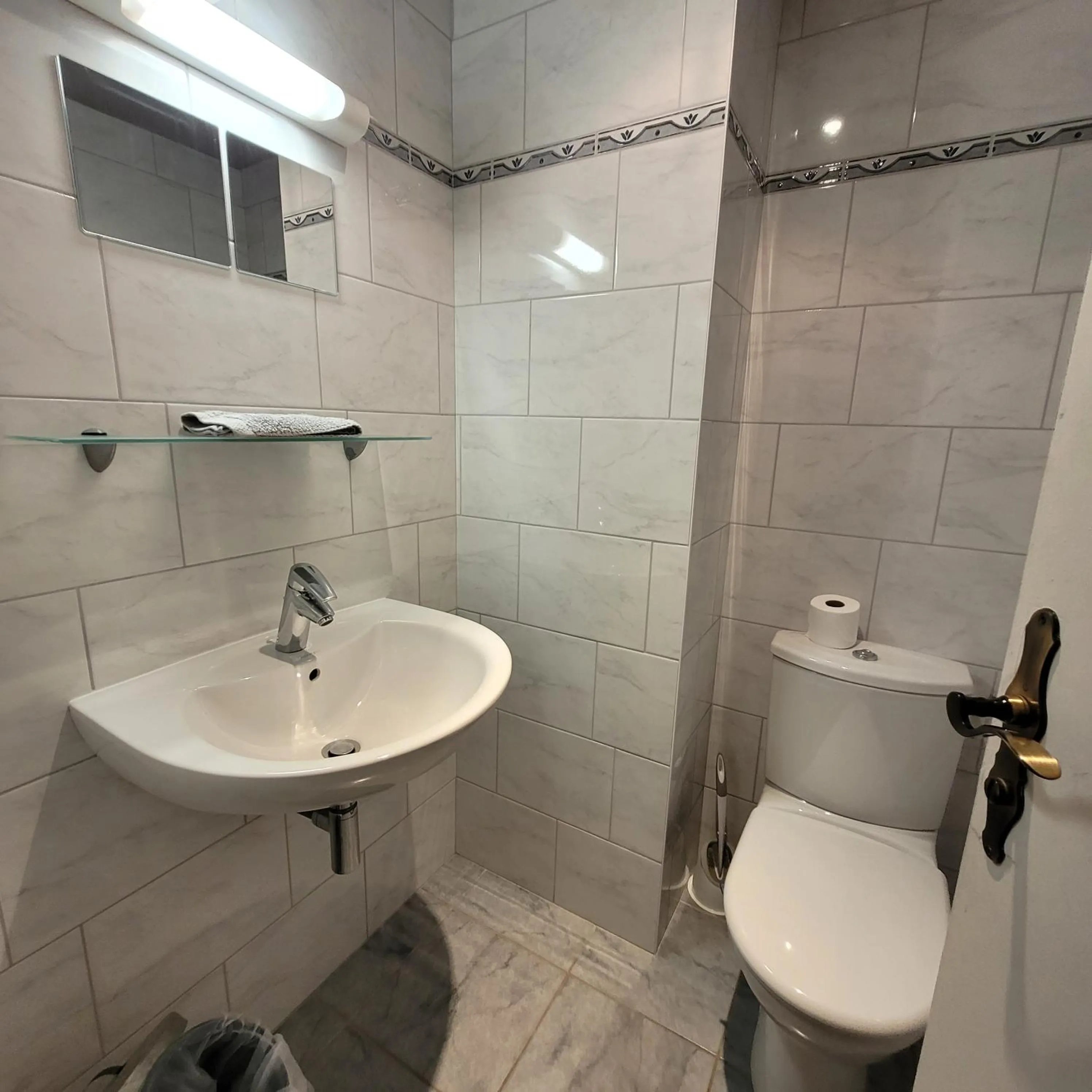 Toilet in Hotel du lac des Corbeaux