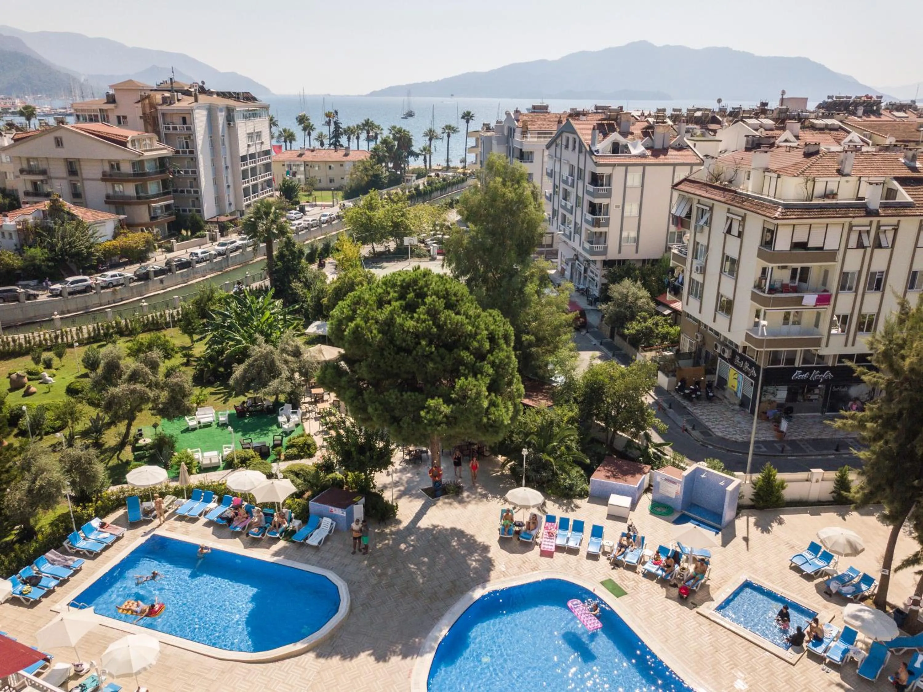 Garden view in Halıcı Hotel Marmaris