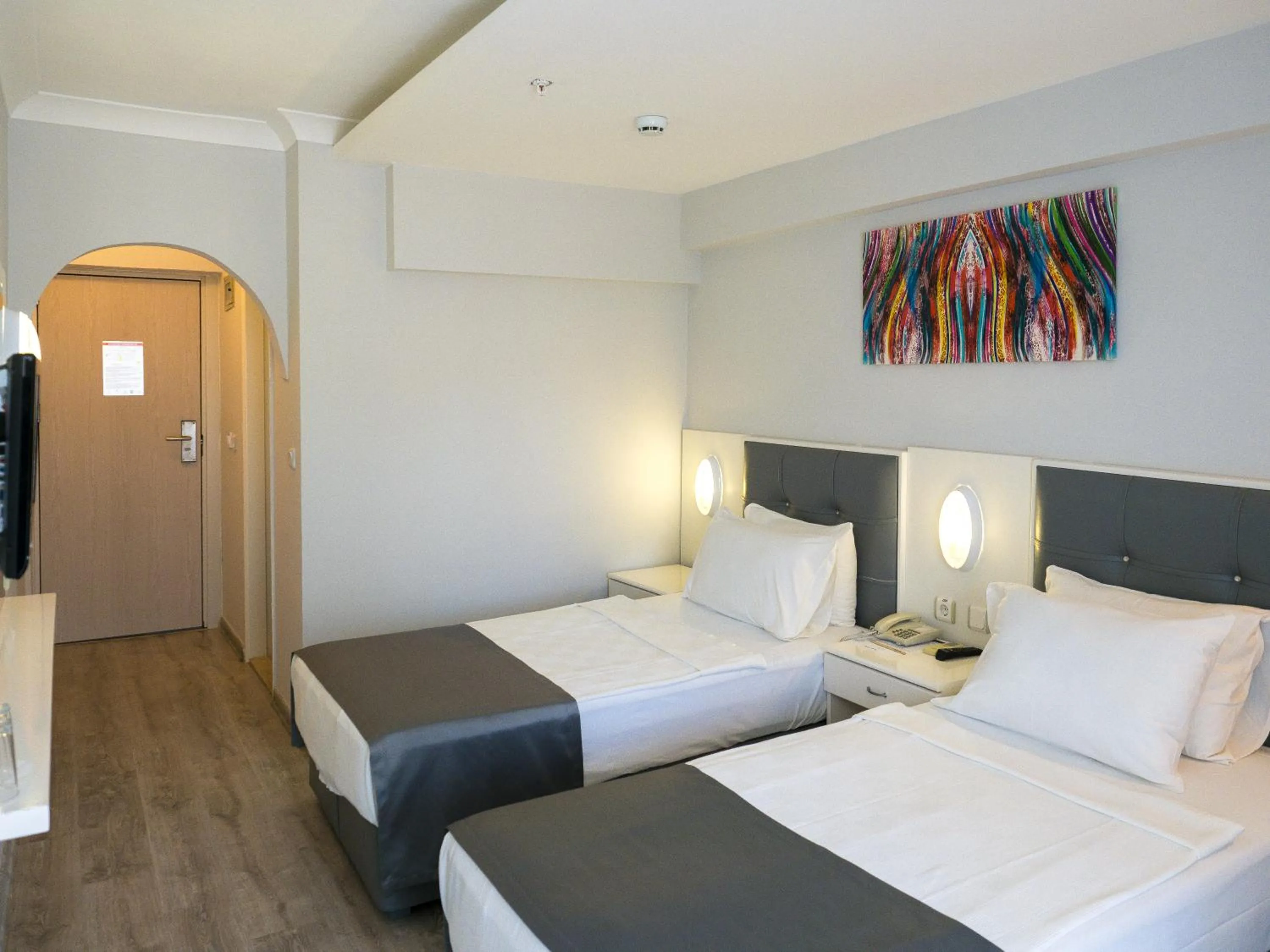 Bed in Halıcı Hotel Marmaris