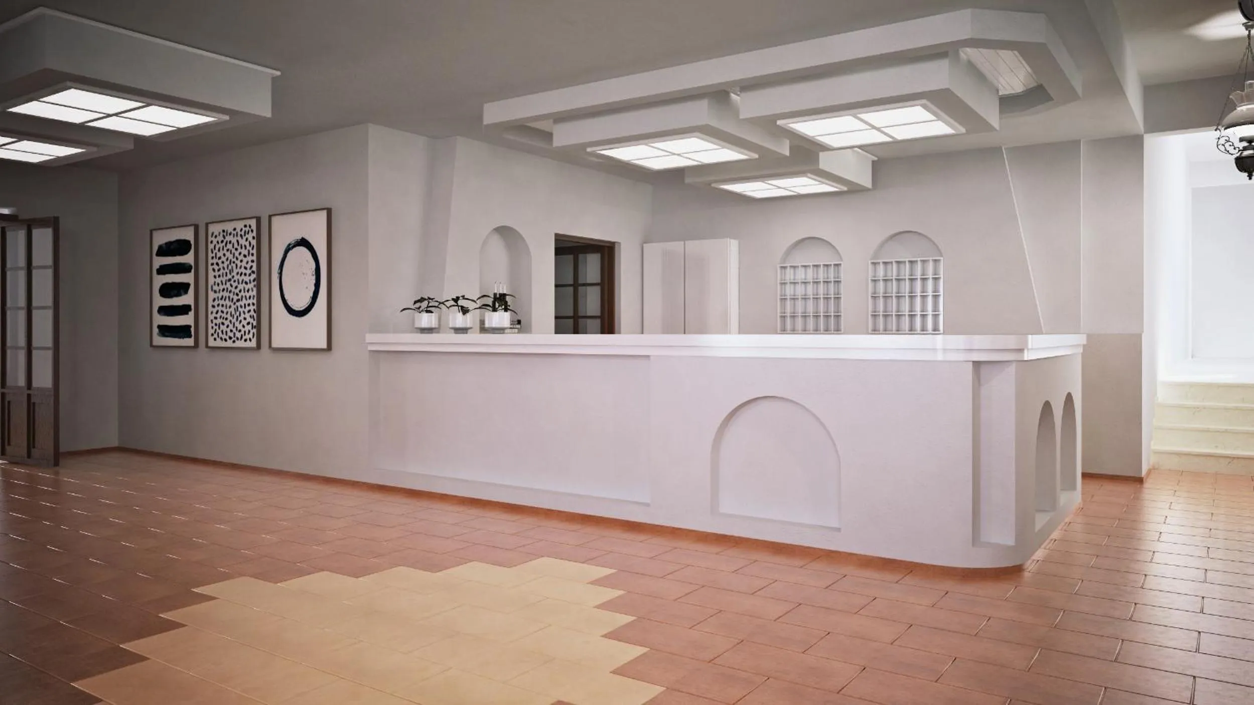 Lobby or reception in Dimitra Hotel