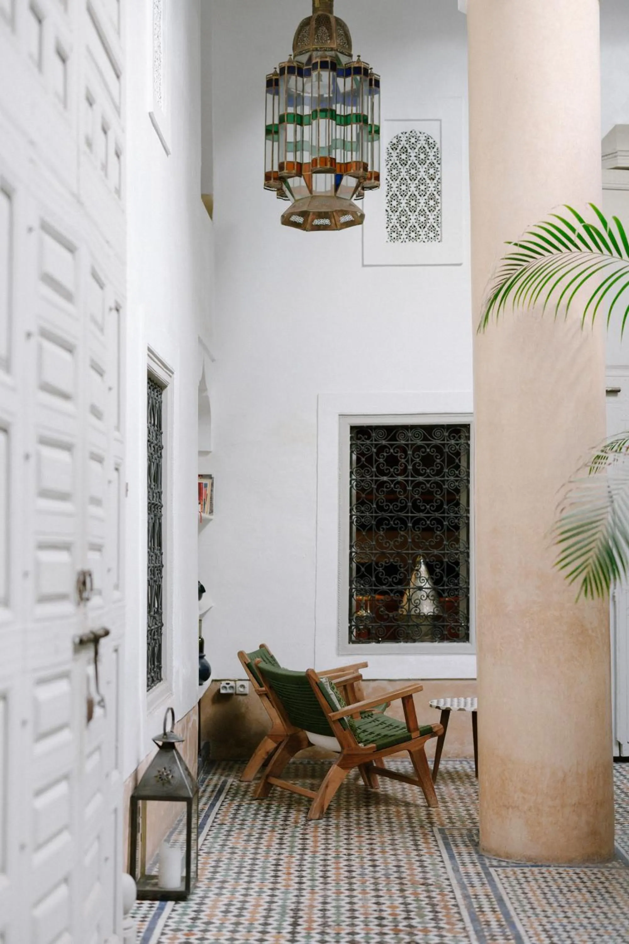 Inner courtyard view in Dar Lalla F'dila