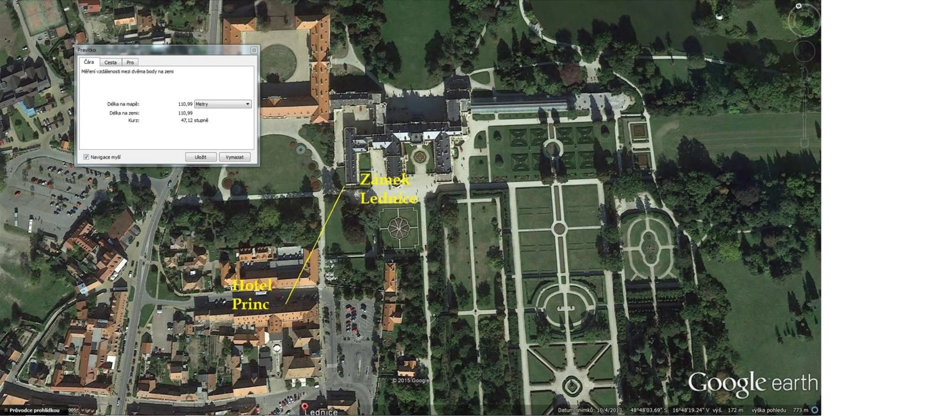 Bird's eye view in Hotel Princess