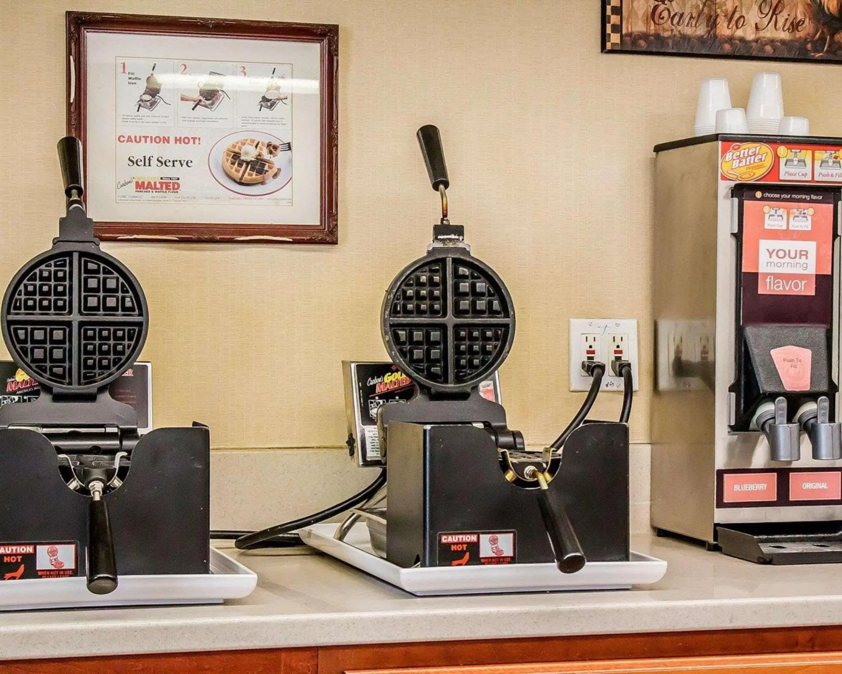 Breakfast in Quality Inn Breakfast in Quality Inn