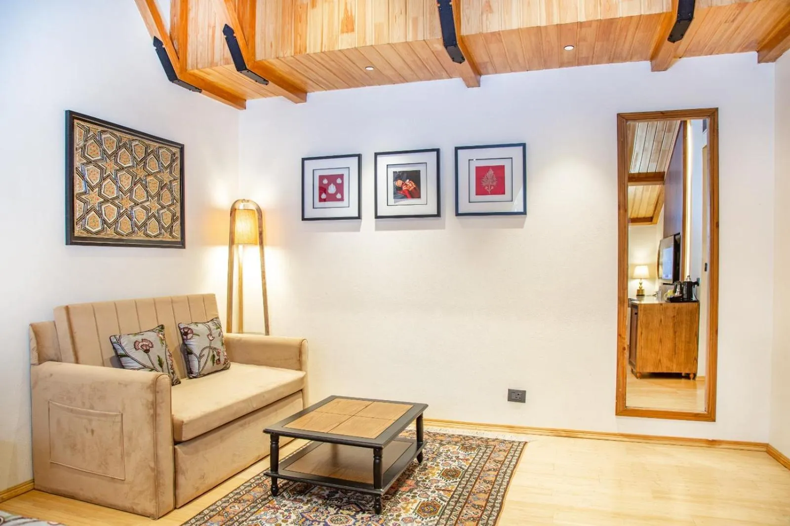 Seating area in Lemon Tree Hotel Srinagar