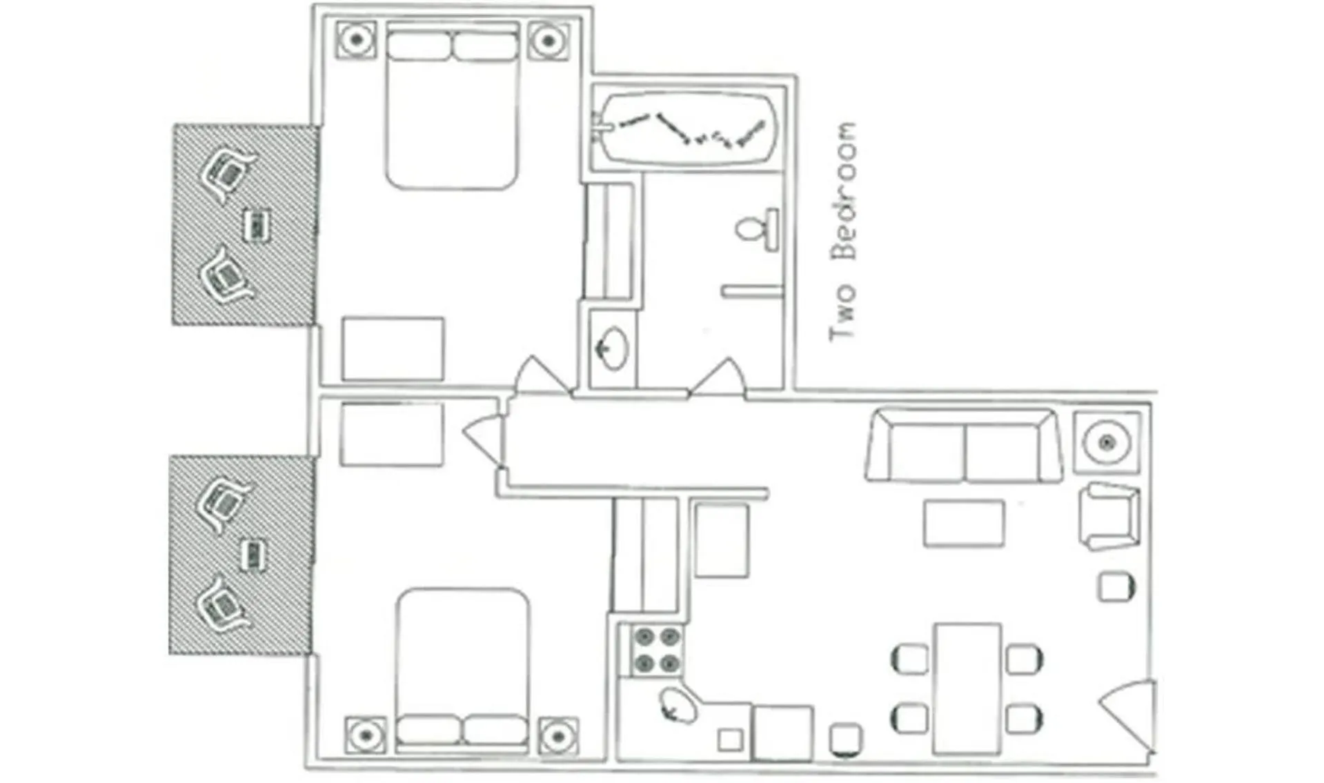 Floor plan in Stoneridge Resort