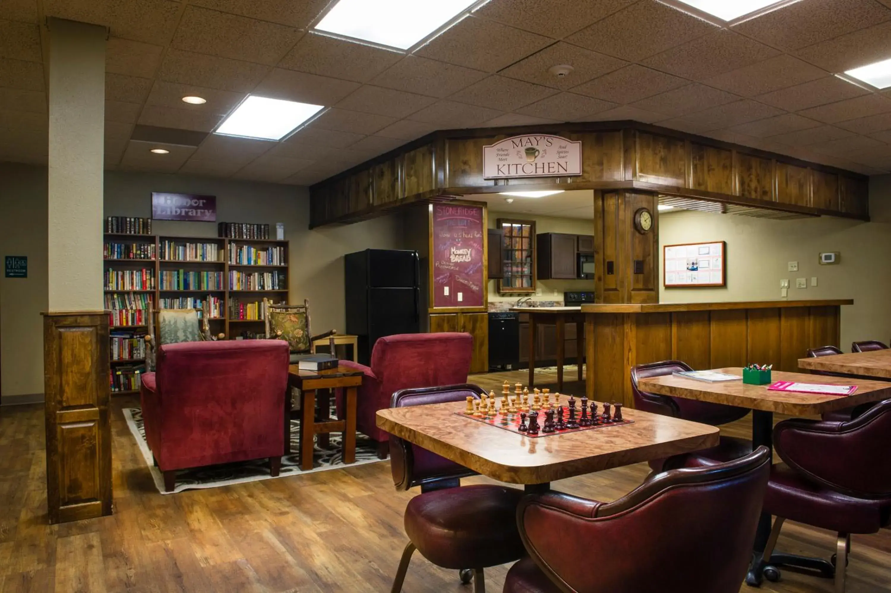 Library in Stoneridge Resort Library in Stoneridge Resort