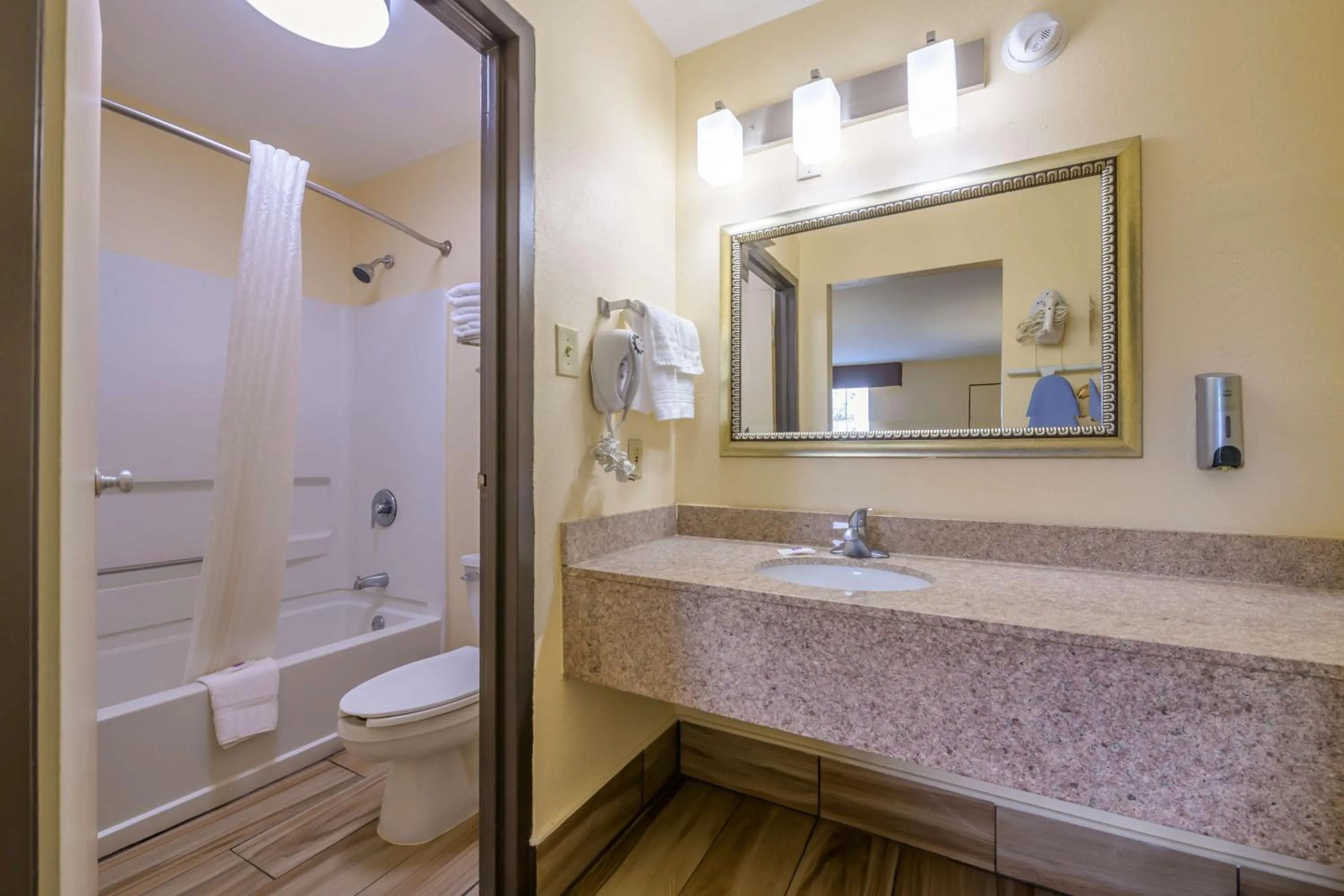 Bathroom in Super 8 by Wyndham Forsyth