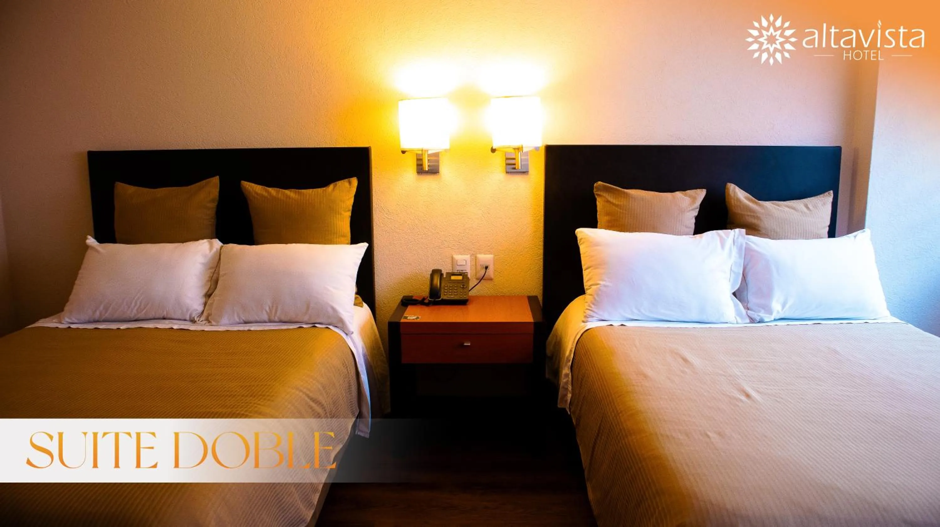 Bed in Altavista Hotel