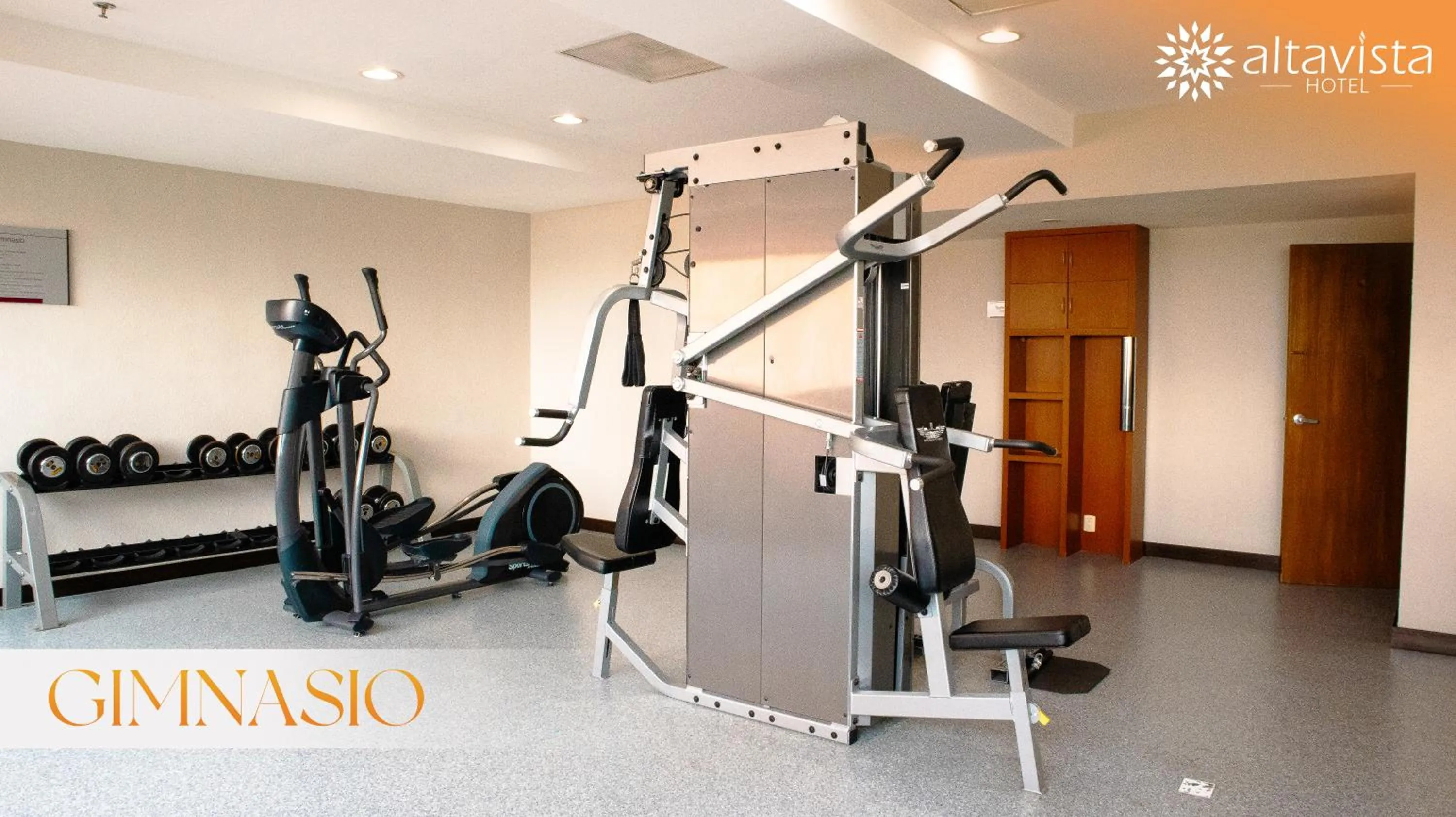 Fitness centre/facilities in Altavista Hotel