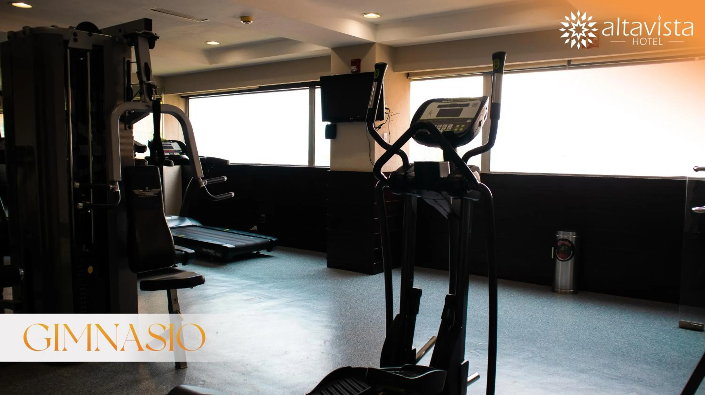 Fitness centre/facilities in Altavista Hotel
