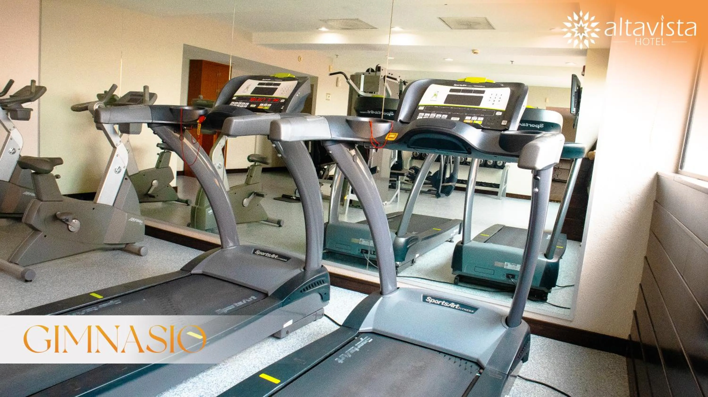 Fitness centre/facilities in Altavista Hotel