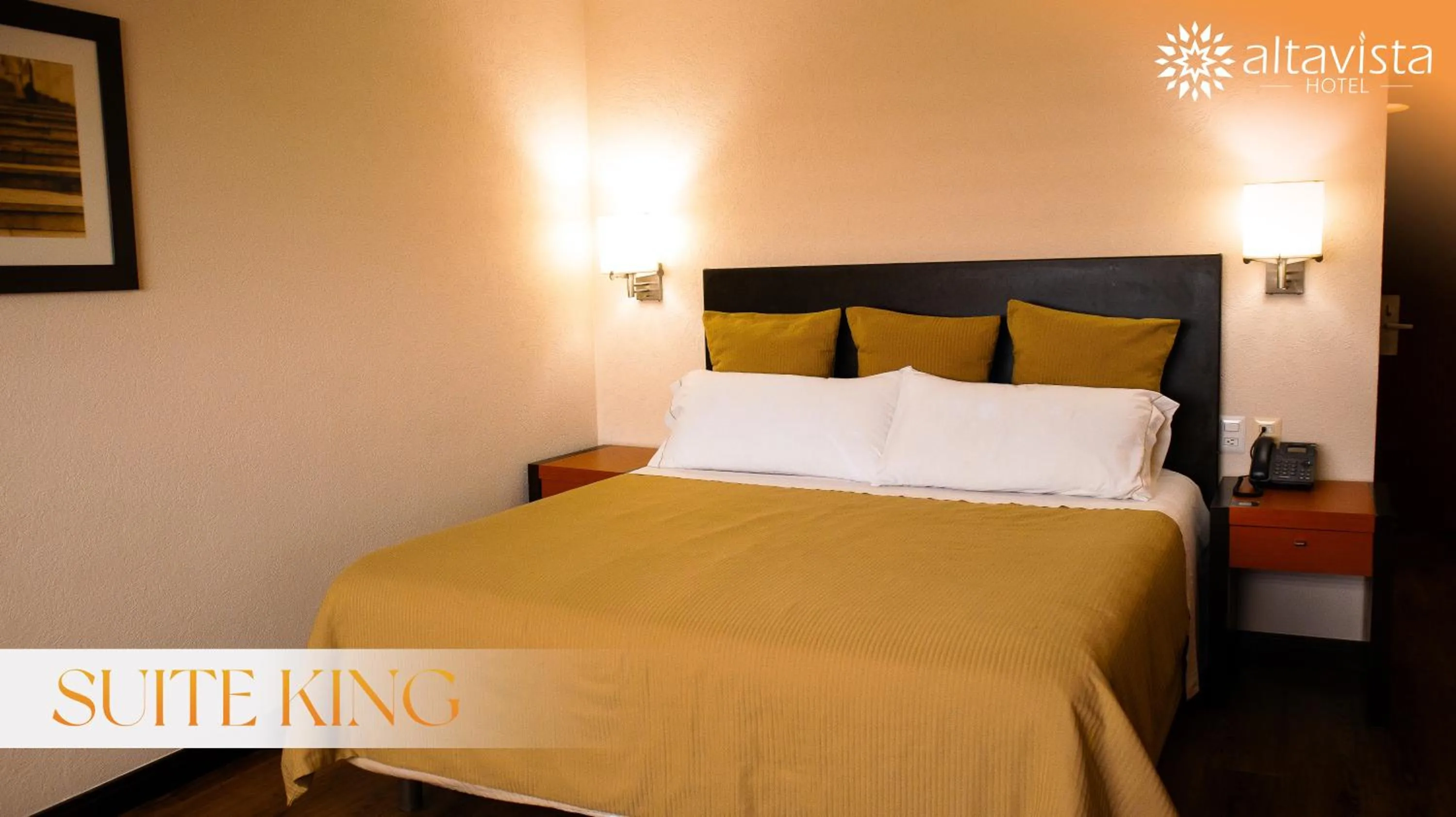 Bed in Altavista Hotel