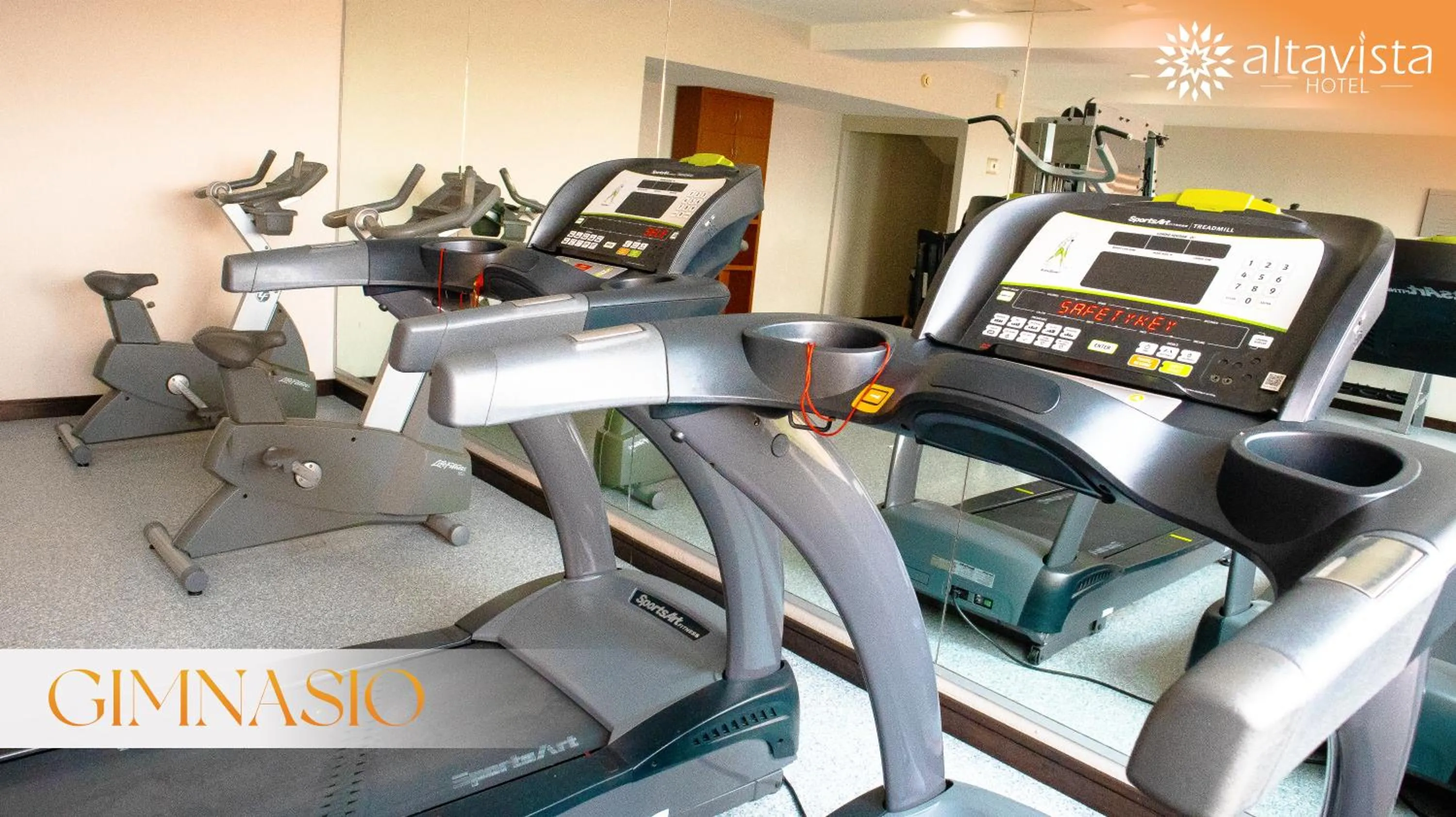 Fitness centre/facilities in Altavista Hotel