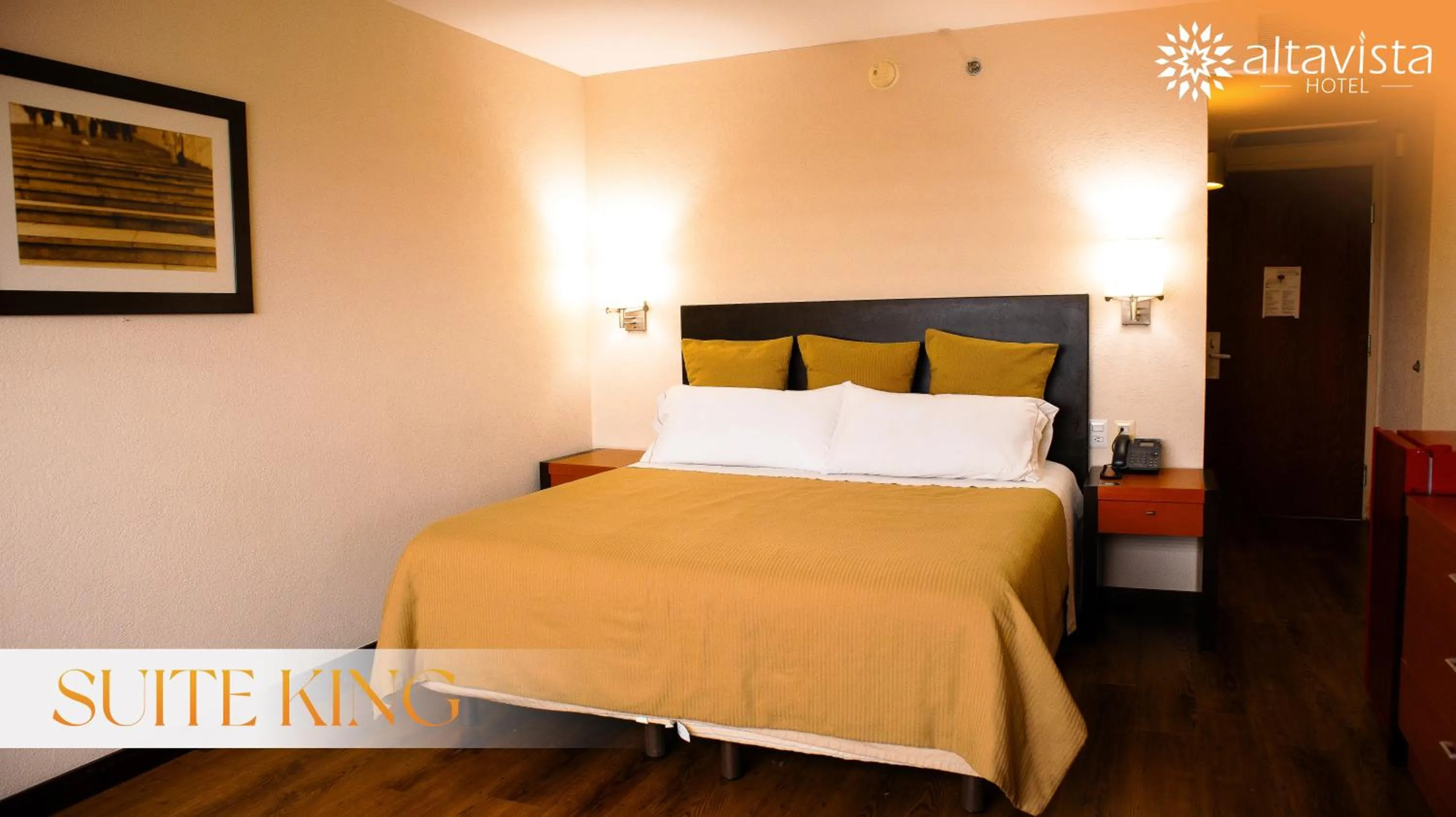 Bed in Altavista Hotel