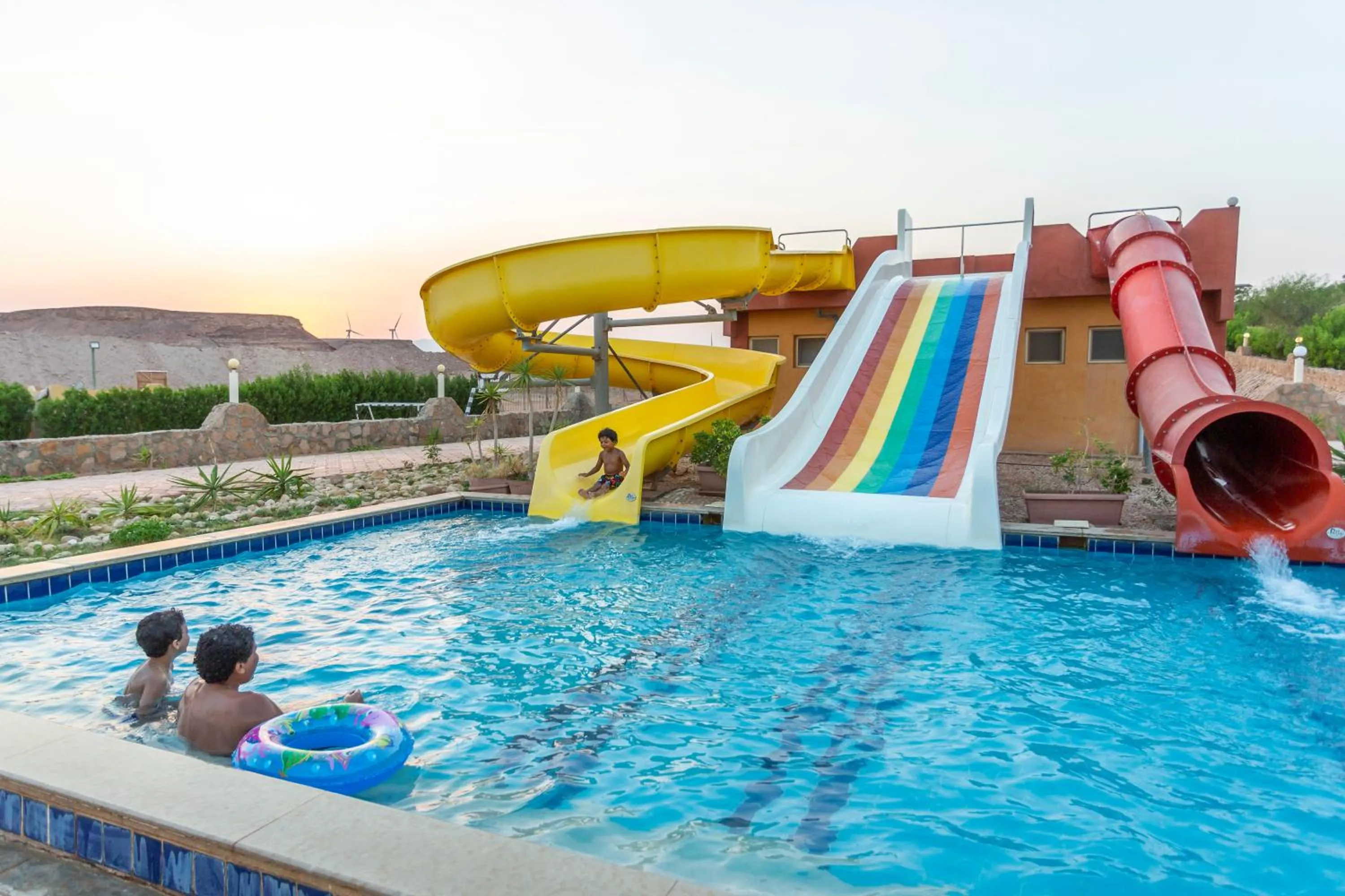 Aqua park in Fanar Hotel