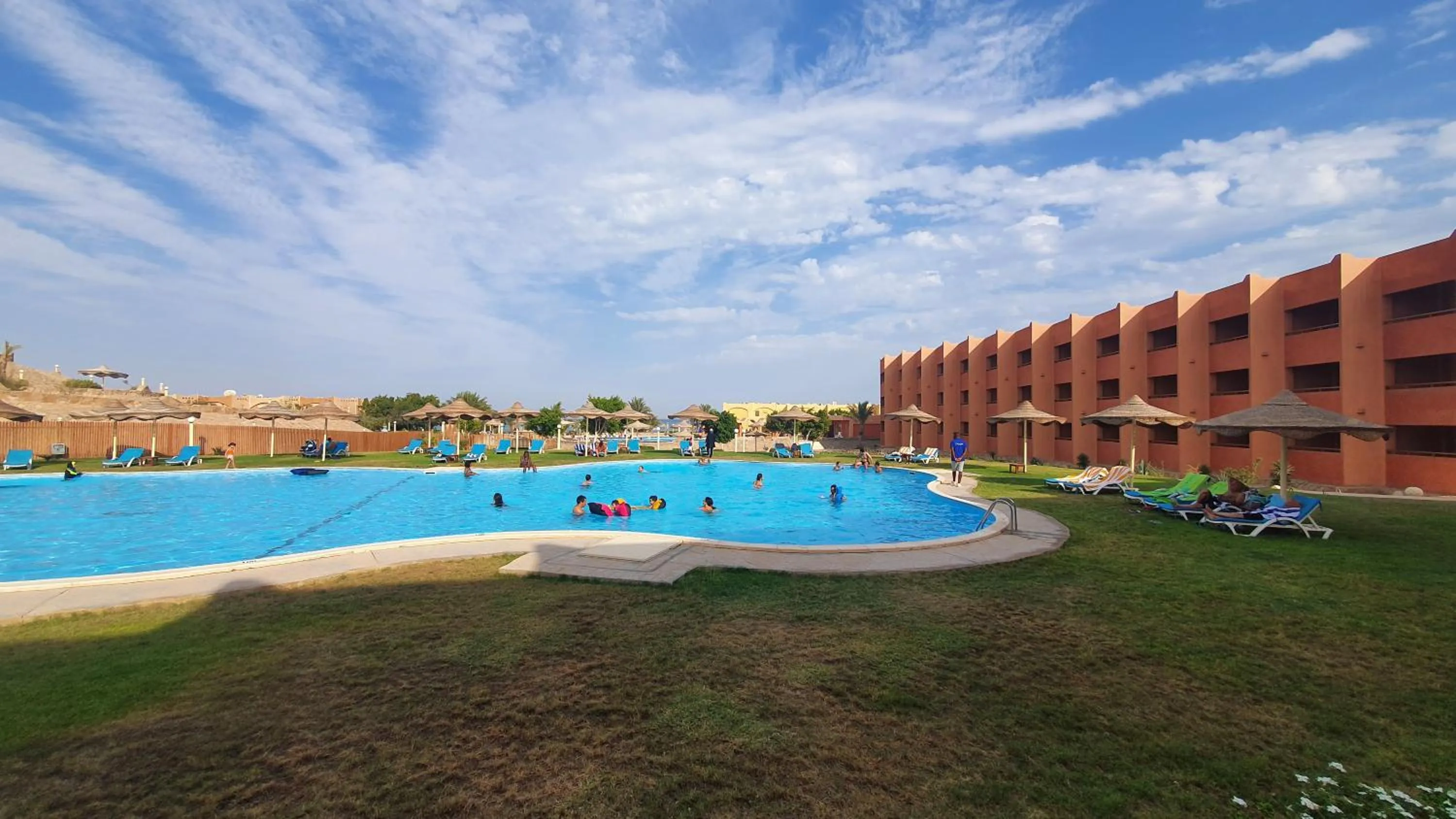 Pool view in Fanar Hotel