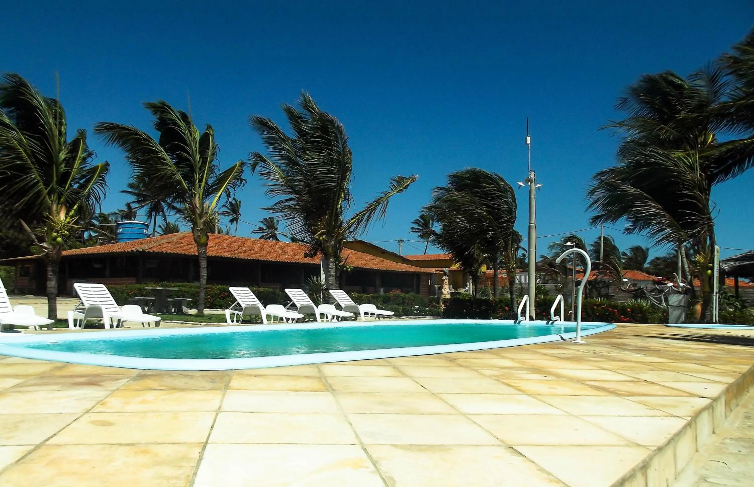 Swimming pool in Pousada Jagatá
