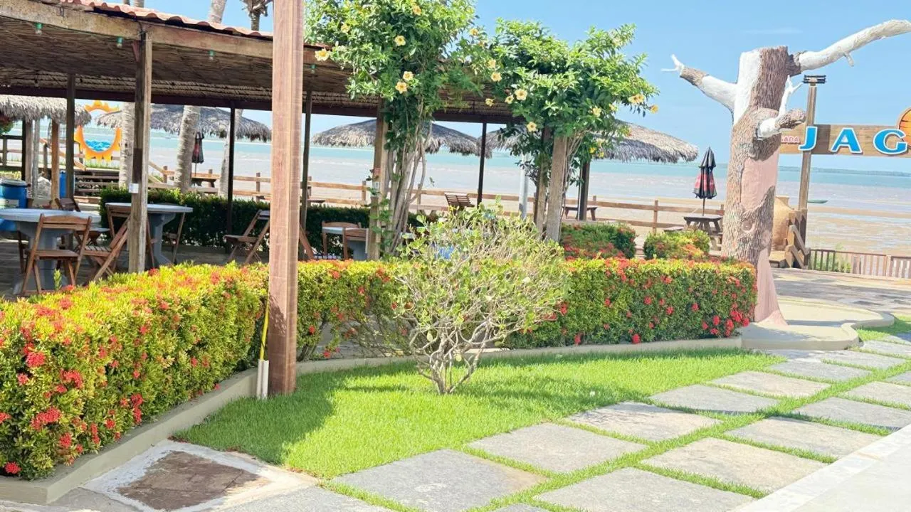 Garden view in Pousada Jagatá