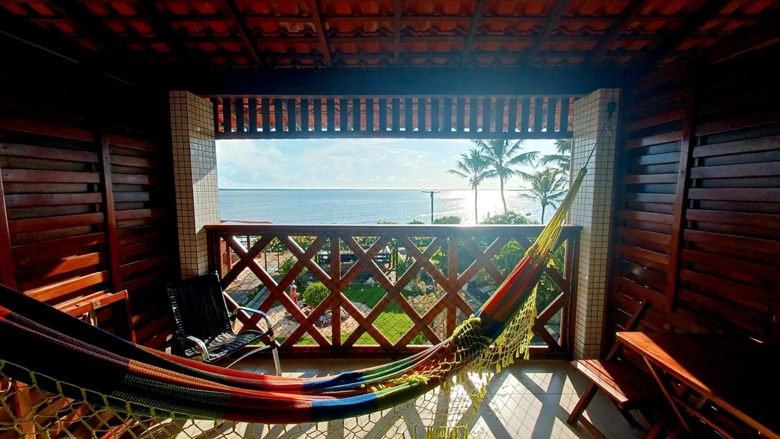 Balcony/Terrace in Pousada Jagatá