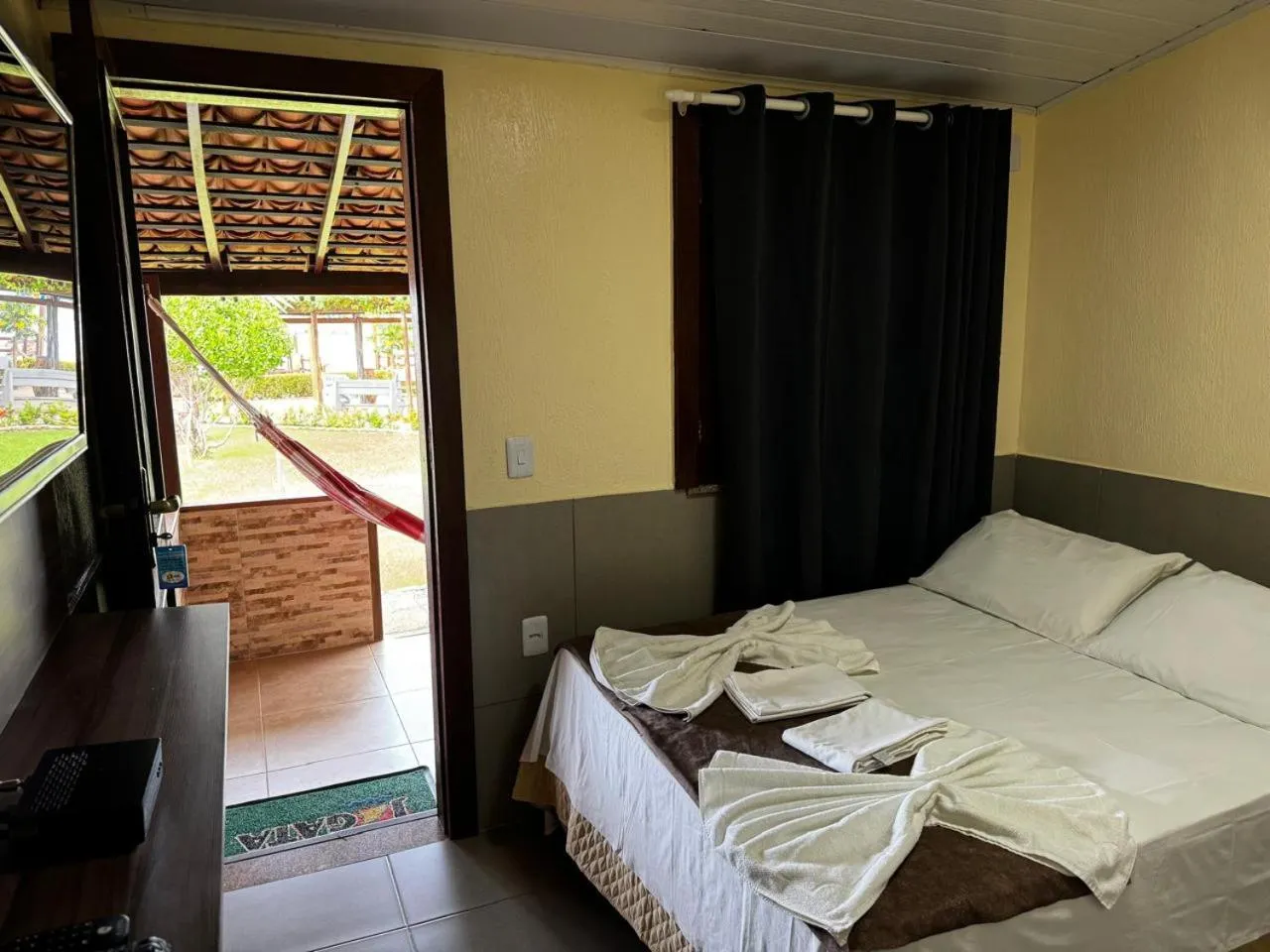 Bed in Pousada Jagatá