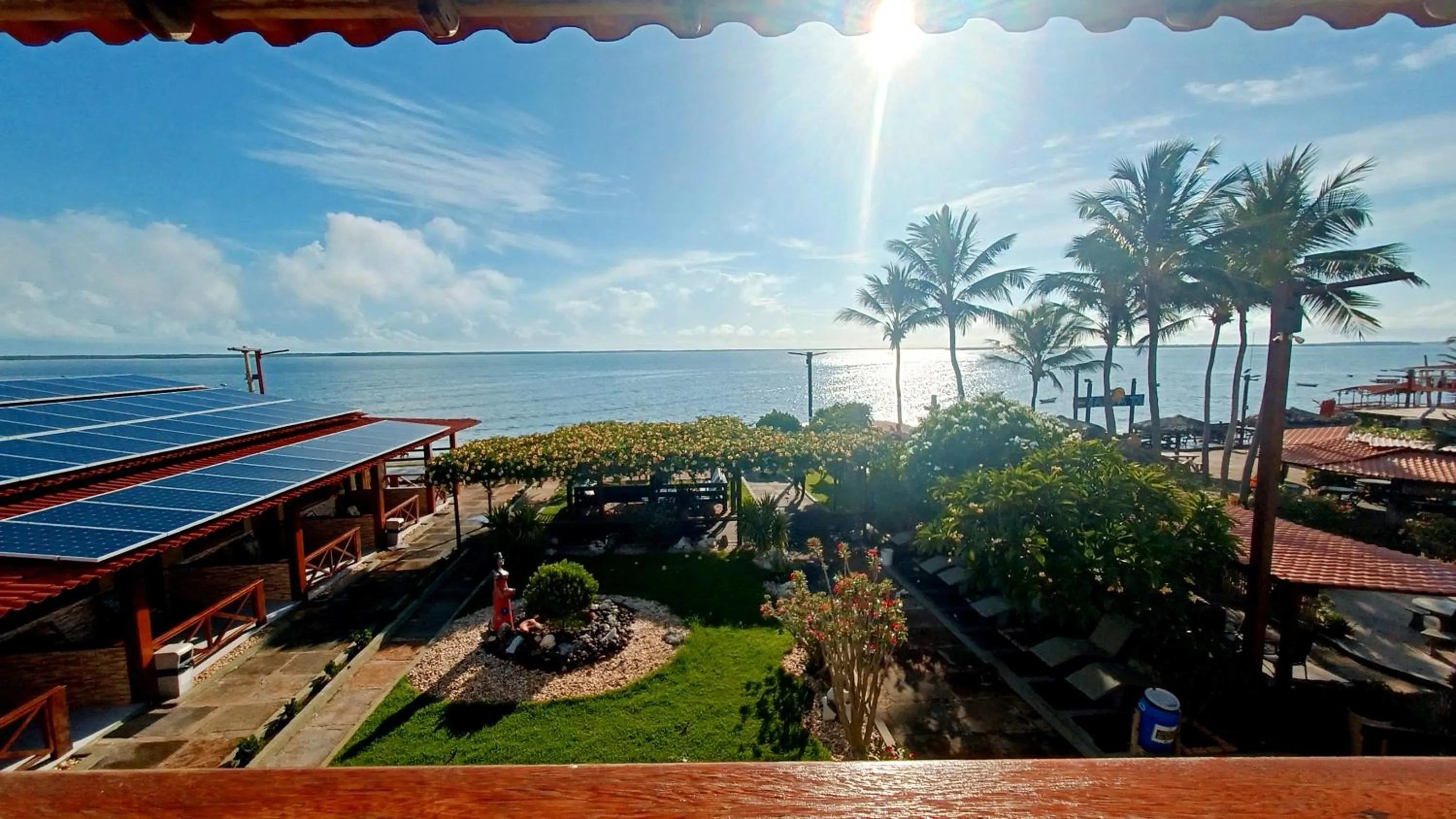 Balcony/Terrace in Pousada Jagatá