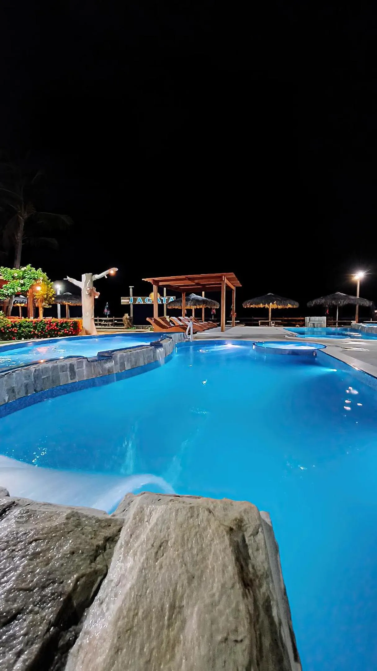 Swimming pool in Pousada Jagatá