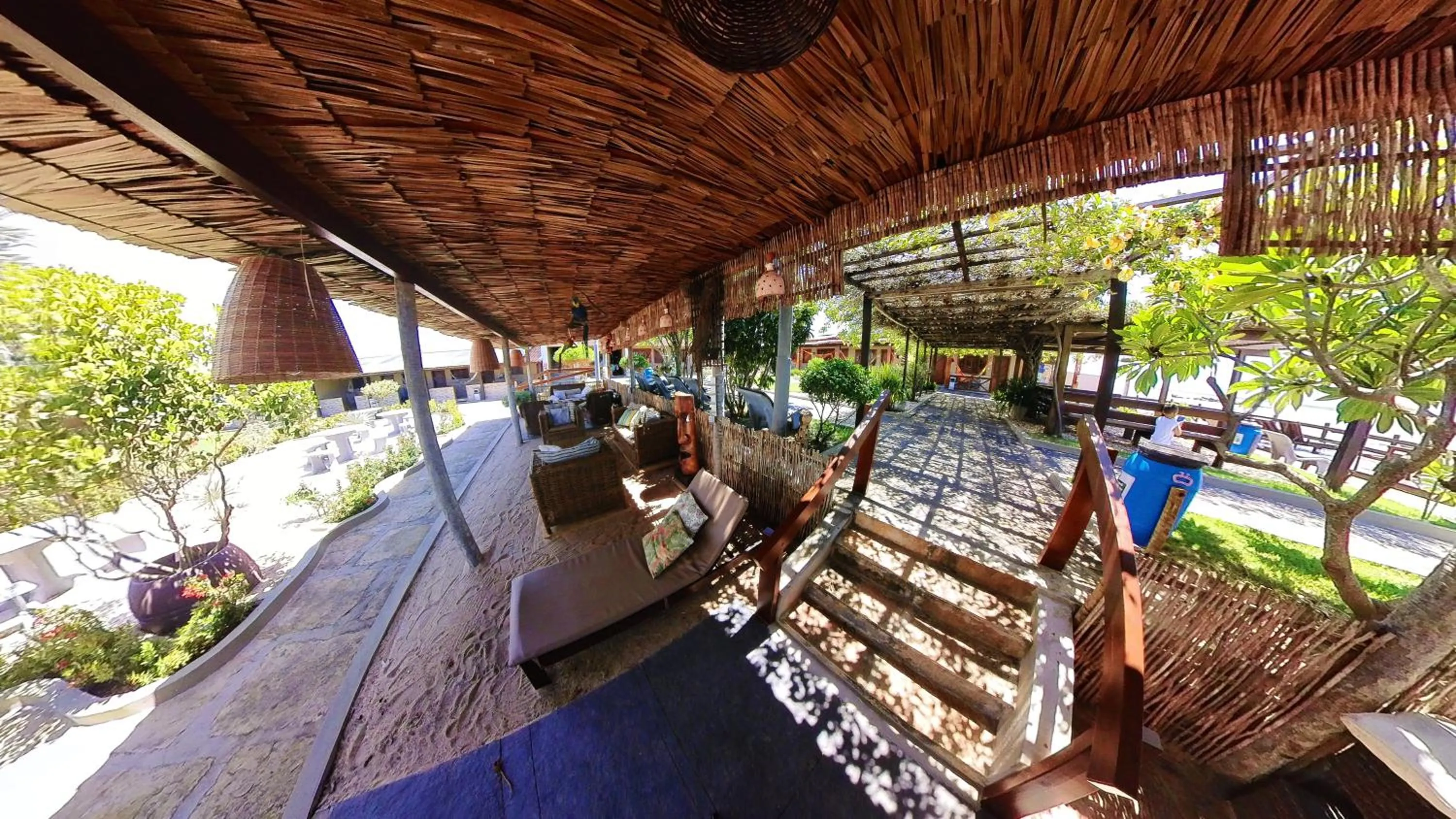 Seating area in Pousada Jagatá