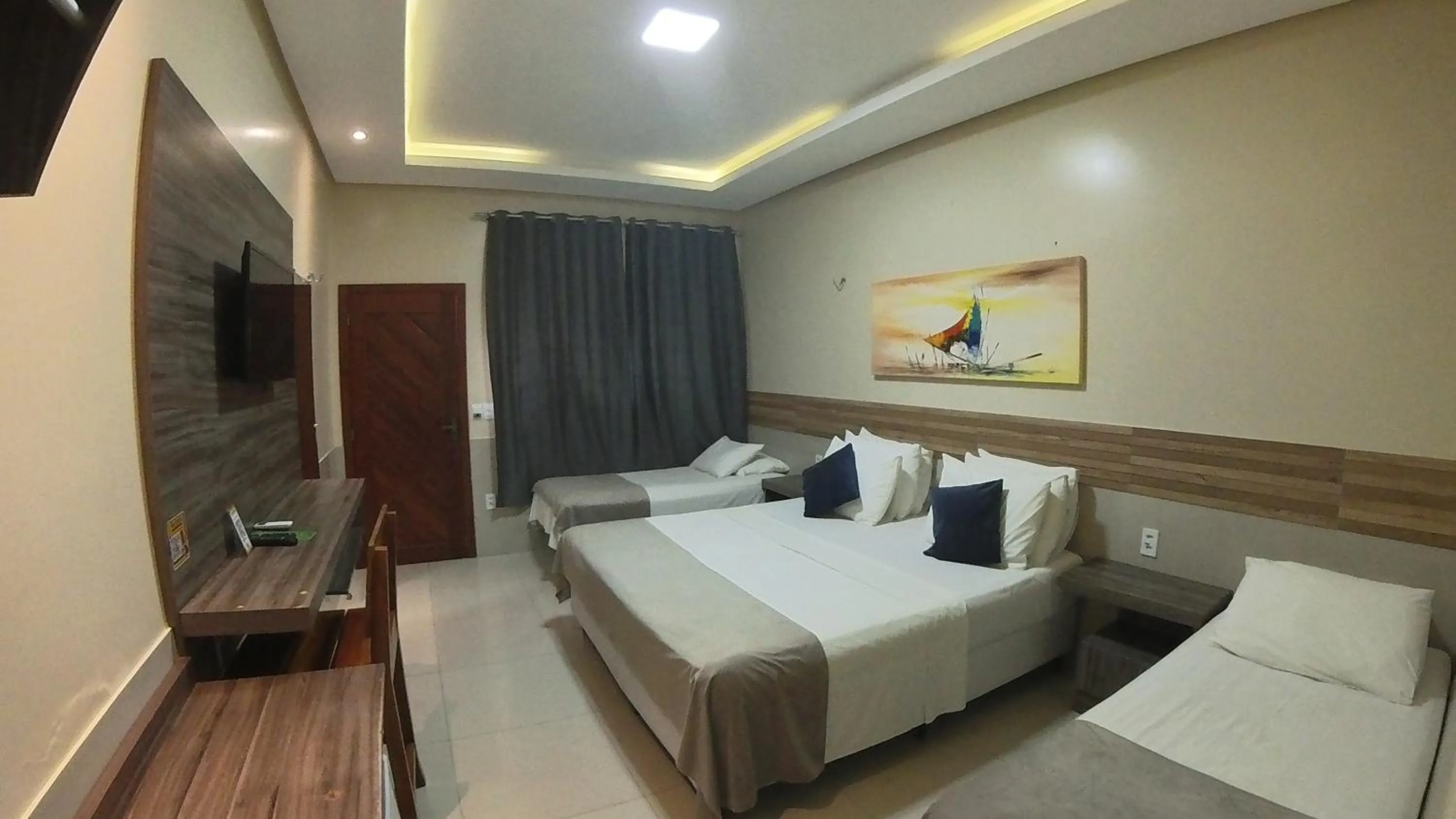 Bed in Pousada Jagatá