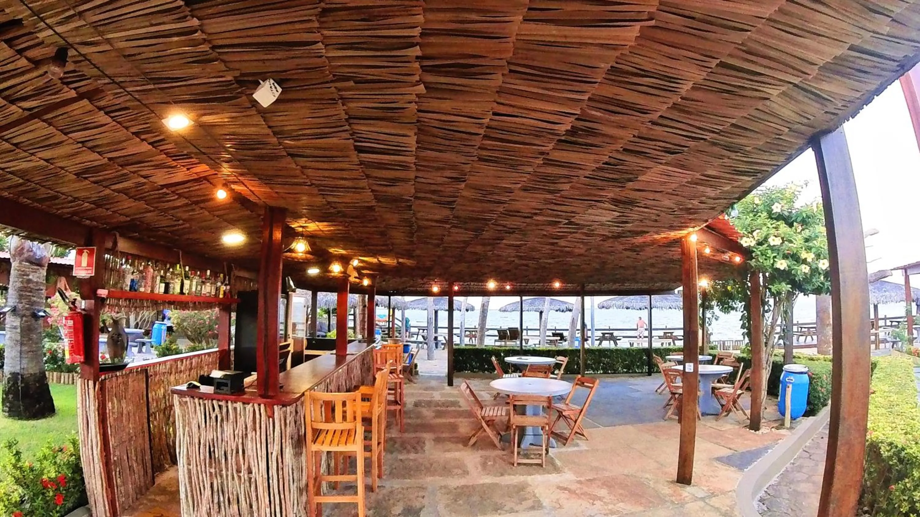 Seating area in Pousada Jagatá