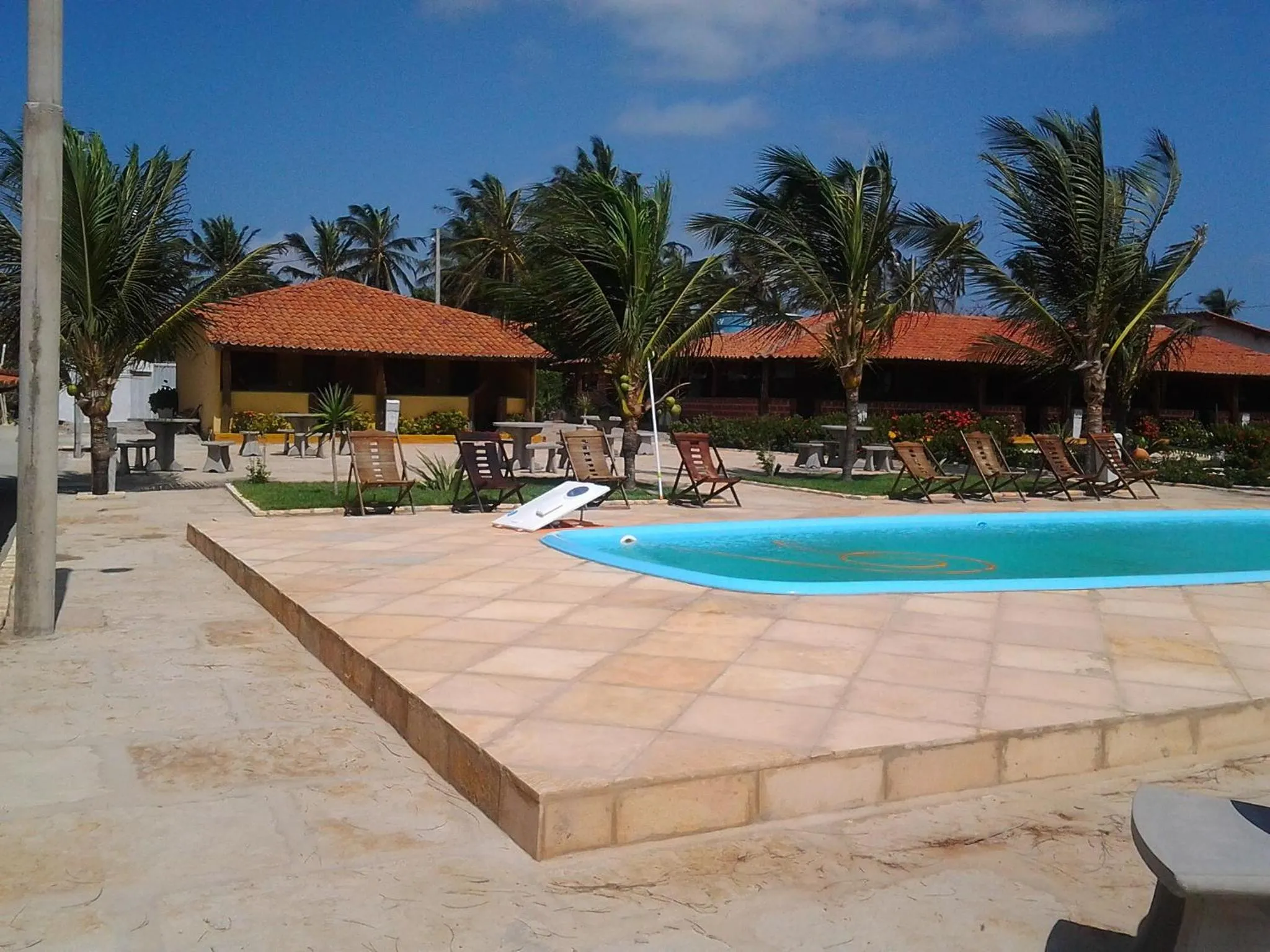 Swimming pool in Pousada Jagatá