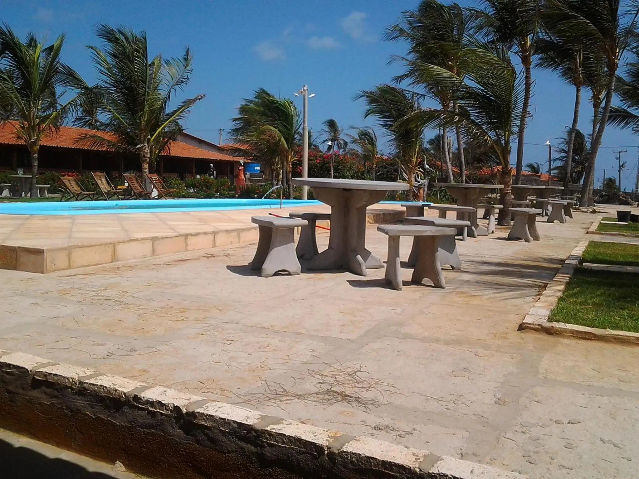 Swimming pool in Pousada Jagatá