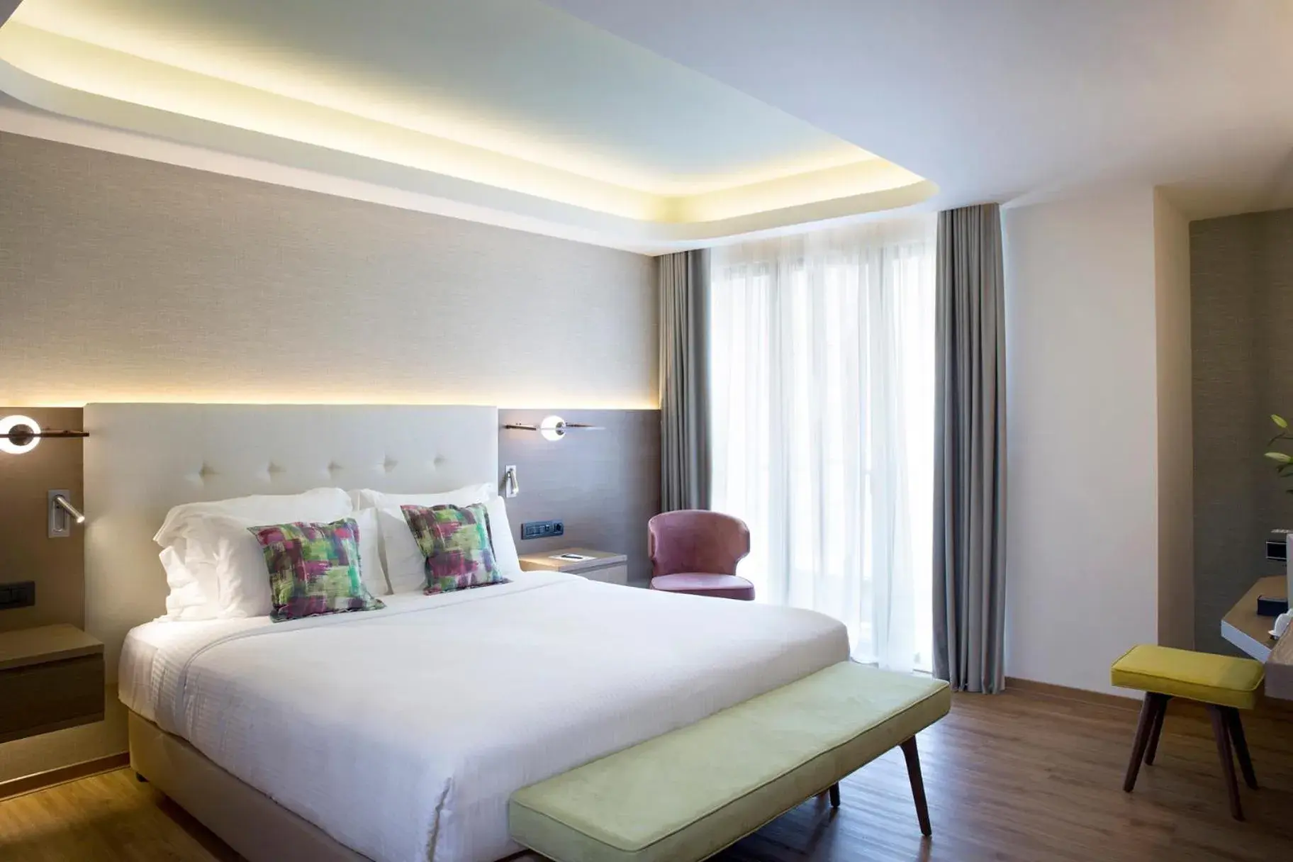 Bed in Zeus Essence Wyndham Athens Residence Bed in Zeus Essence Wyndham Athens Residence