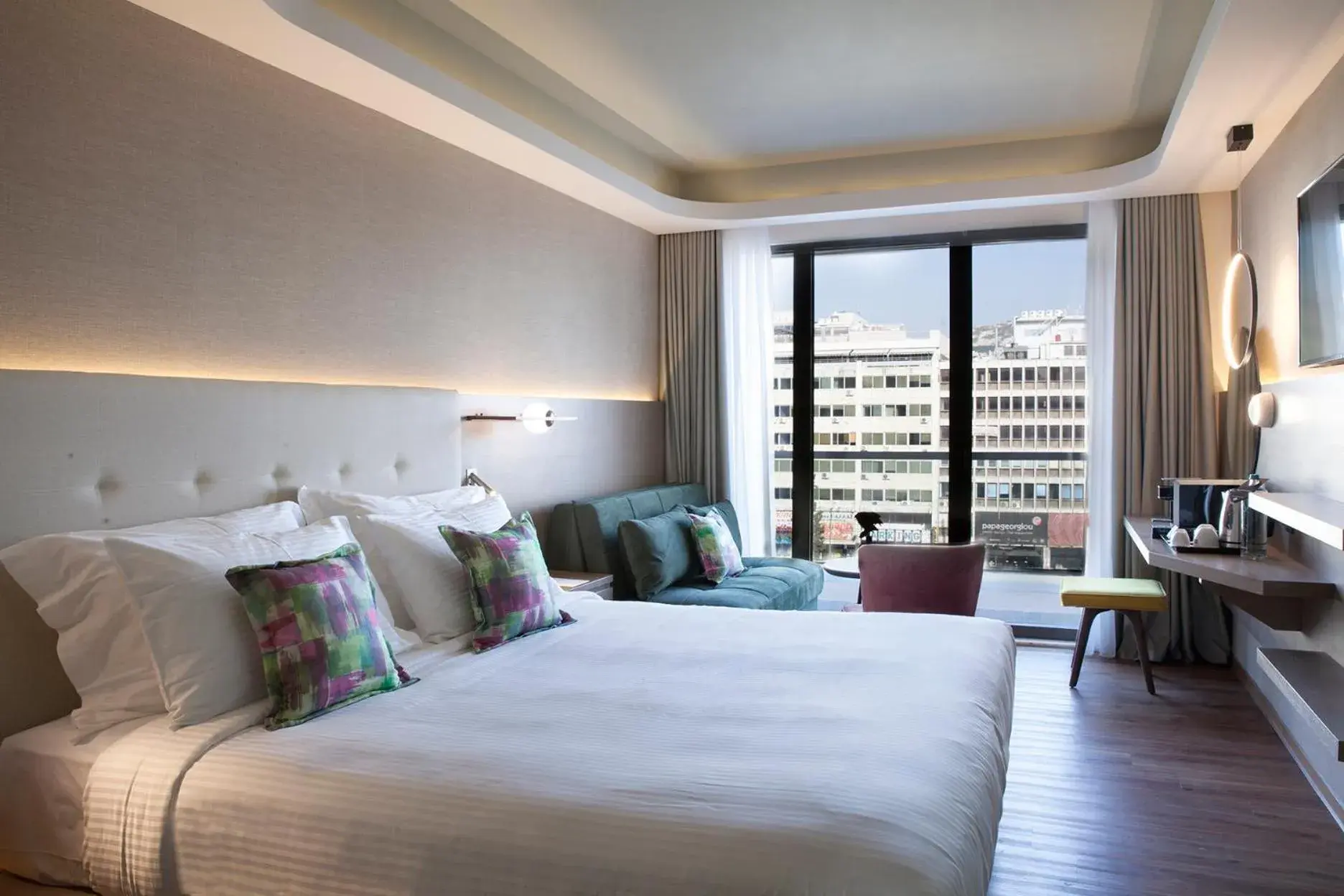 Bed in Zeus Essence Wyndham Athens Residence Bed in Zeus Essence Wyndham Athens Residence