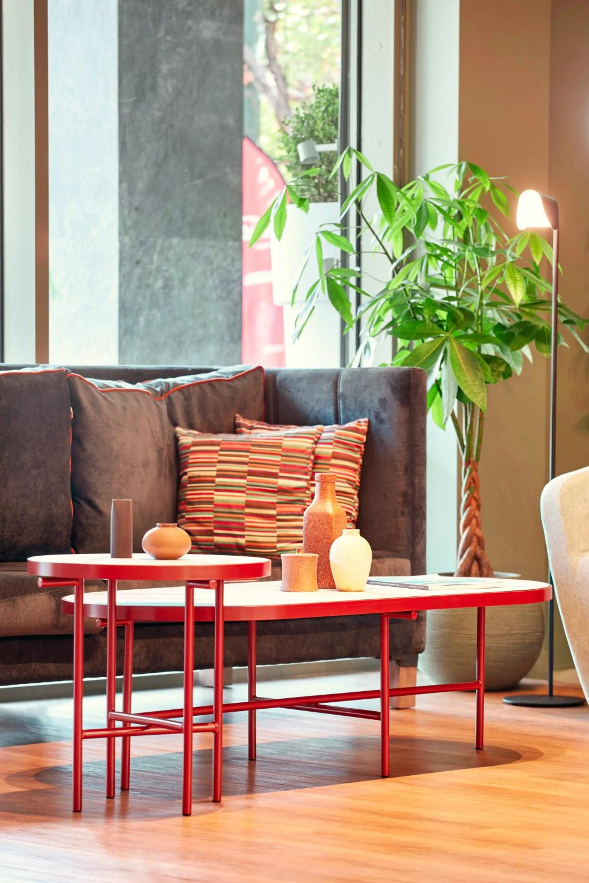 Seating area in Zeus Essence Wyndham Athens Residence