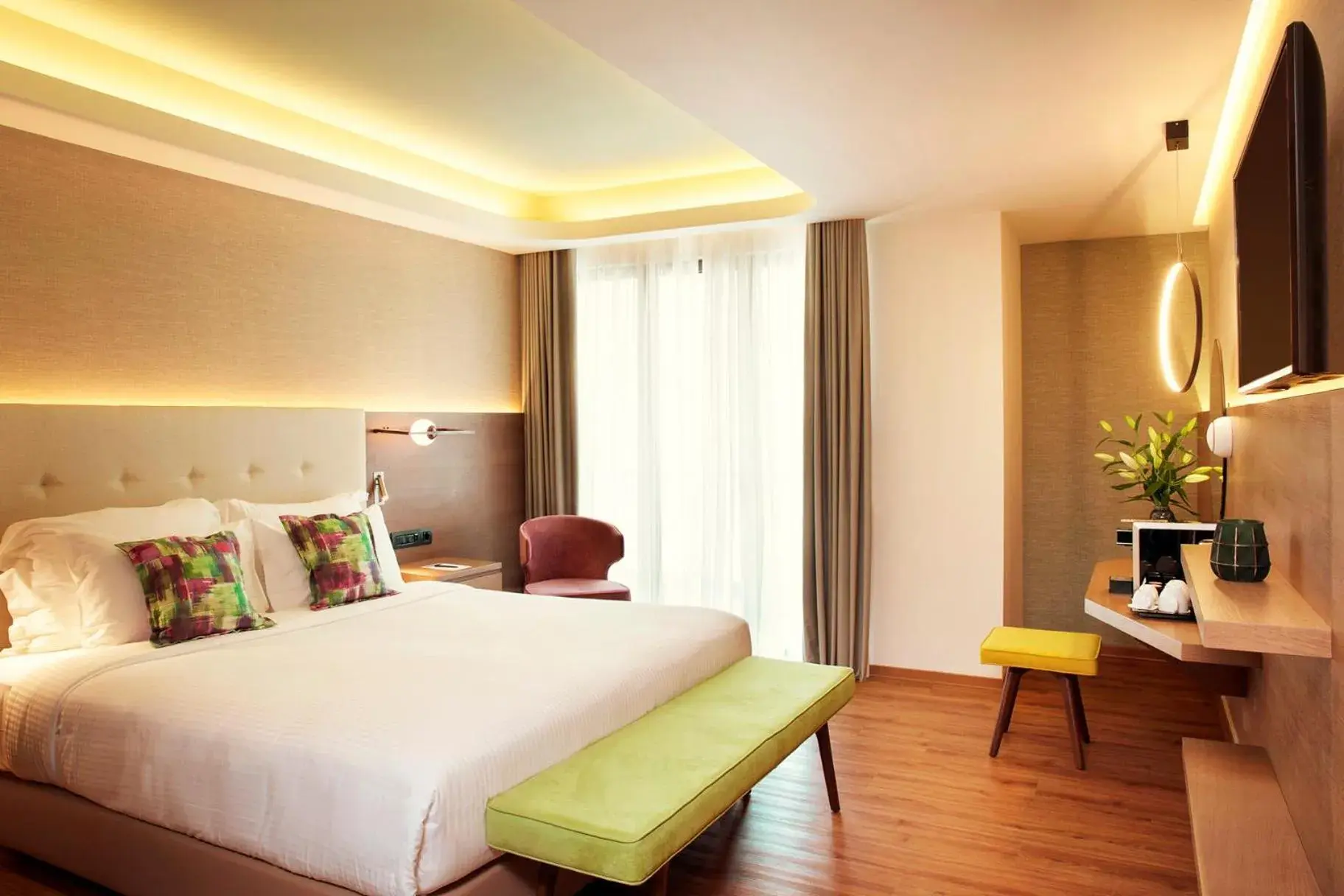 Superior Twin Room with Atrium View - Non-Smoking in Zeus Essence Wyndham Athens Residence Superior Twin Room with Atrium View - Non-Smoking in Zeus Essence Wyndham Athens Residence