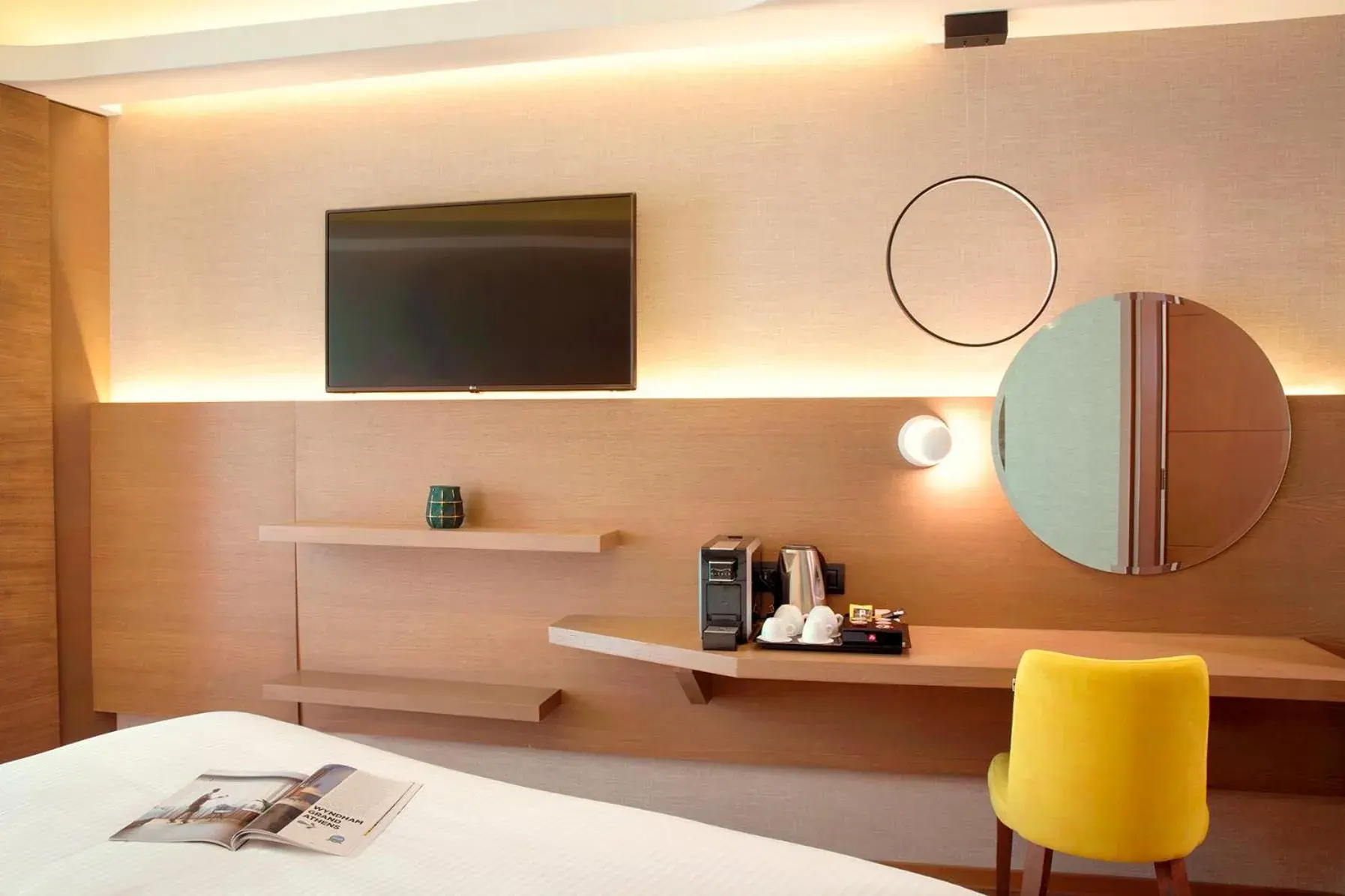 Bed in Zeus Essence Wyndham Athens Residence Bed in Zeus Essence Wyndham Athens Residence