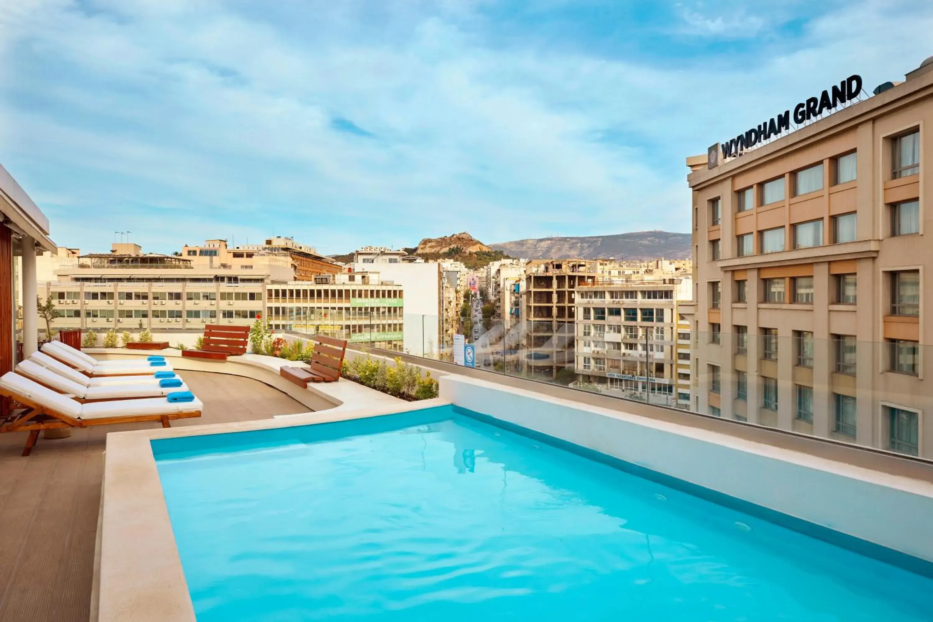 Swimming pool in Zeus Essence Wyndham Athens Residence Swimming pool in Zeus Essence Wyndham Athens Residence