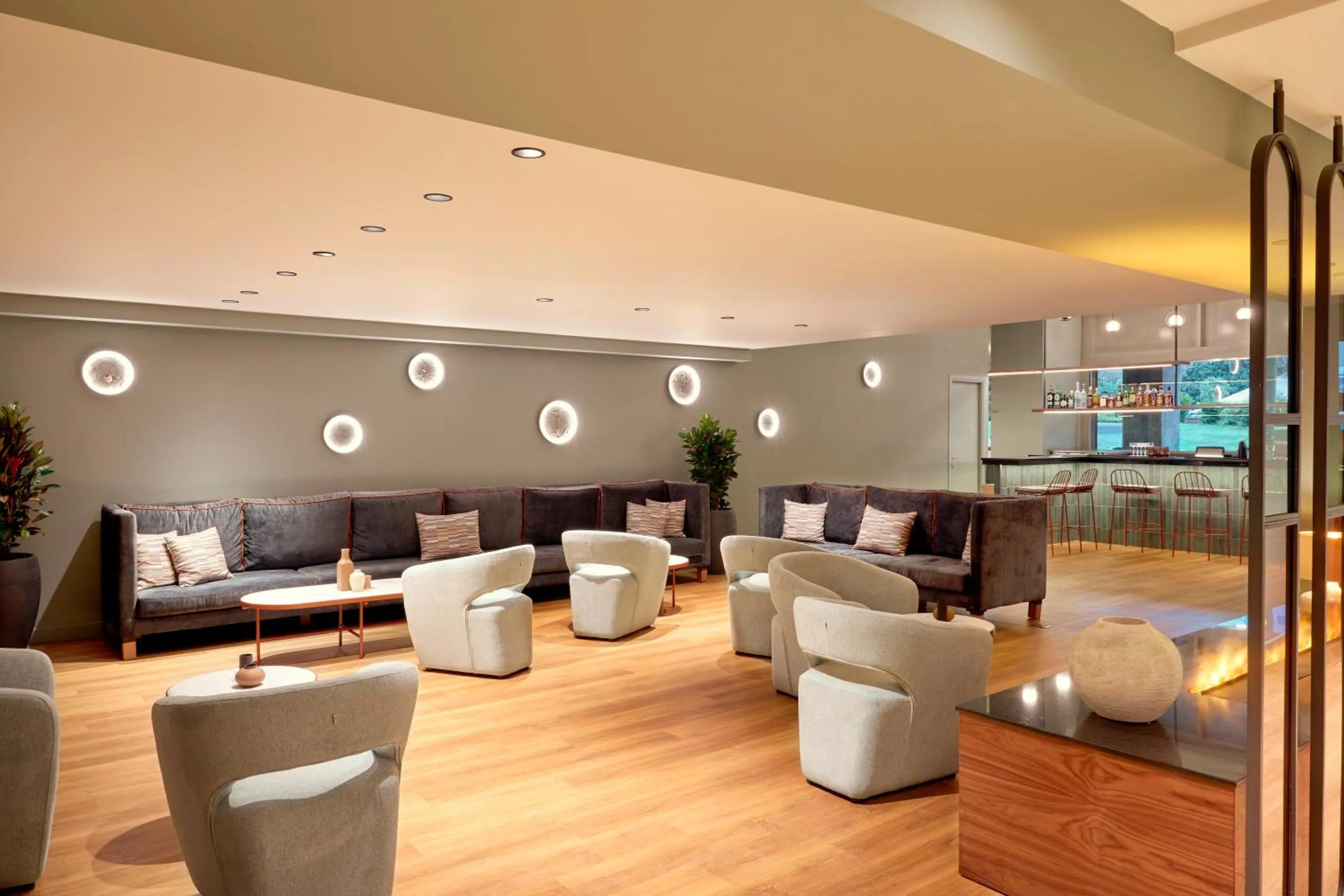 Lobby or reception in Zeus Essence Wyndham Athens Residence