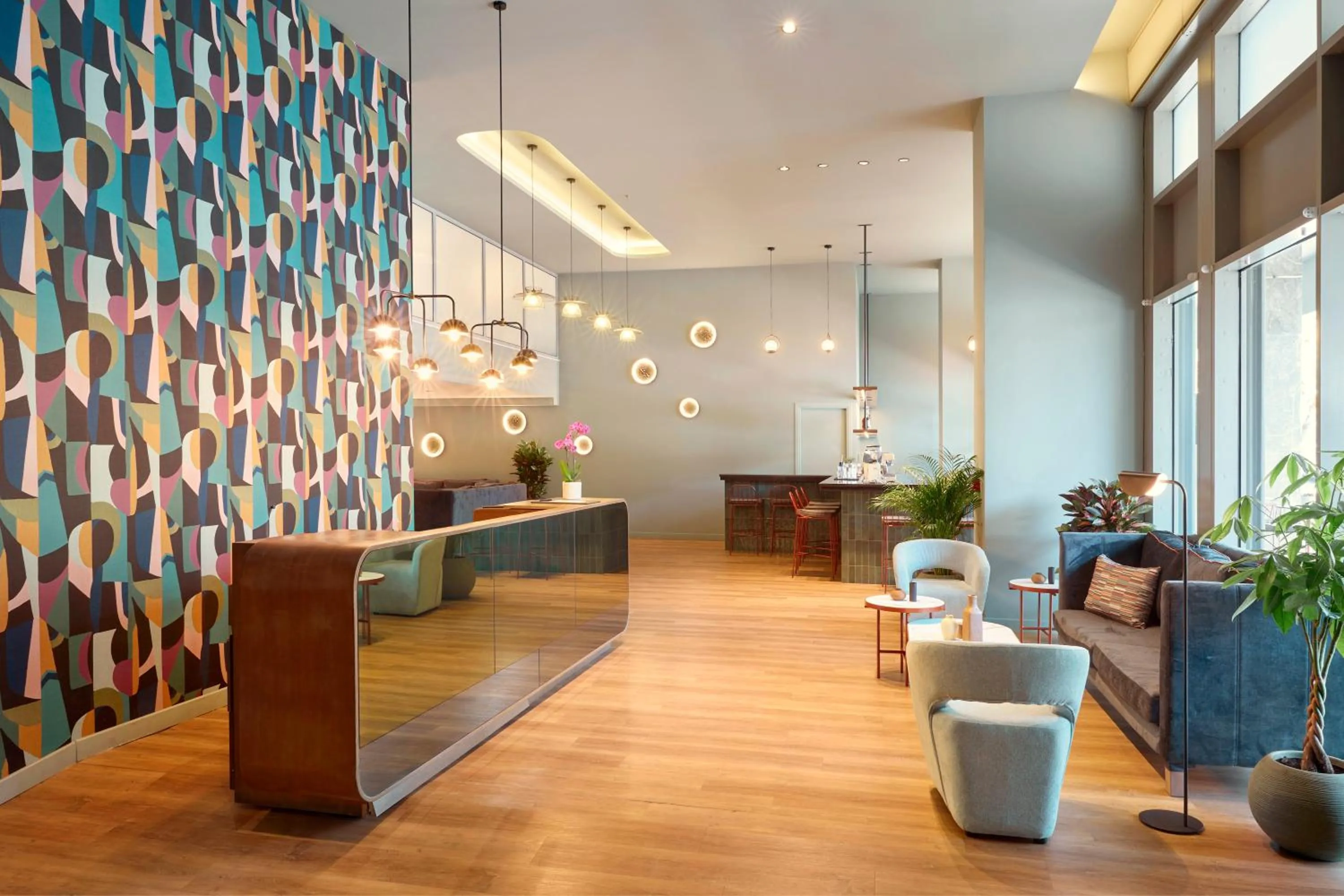 Lobby or reception in Zeus Essence Wyndham Athens Residence