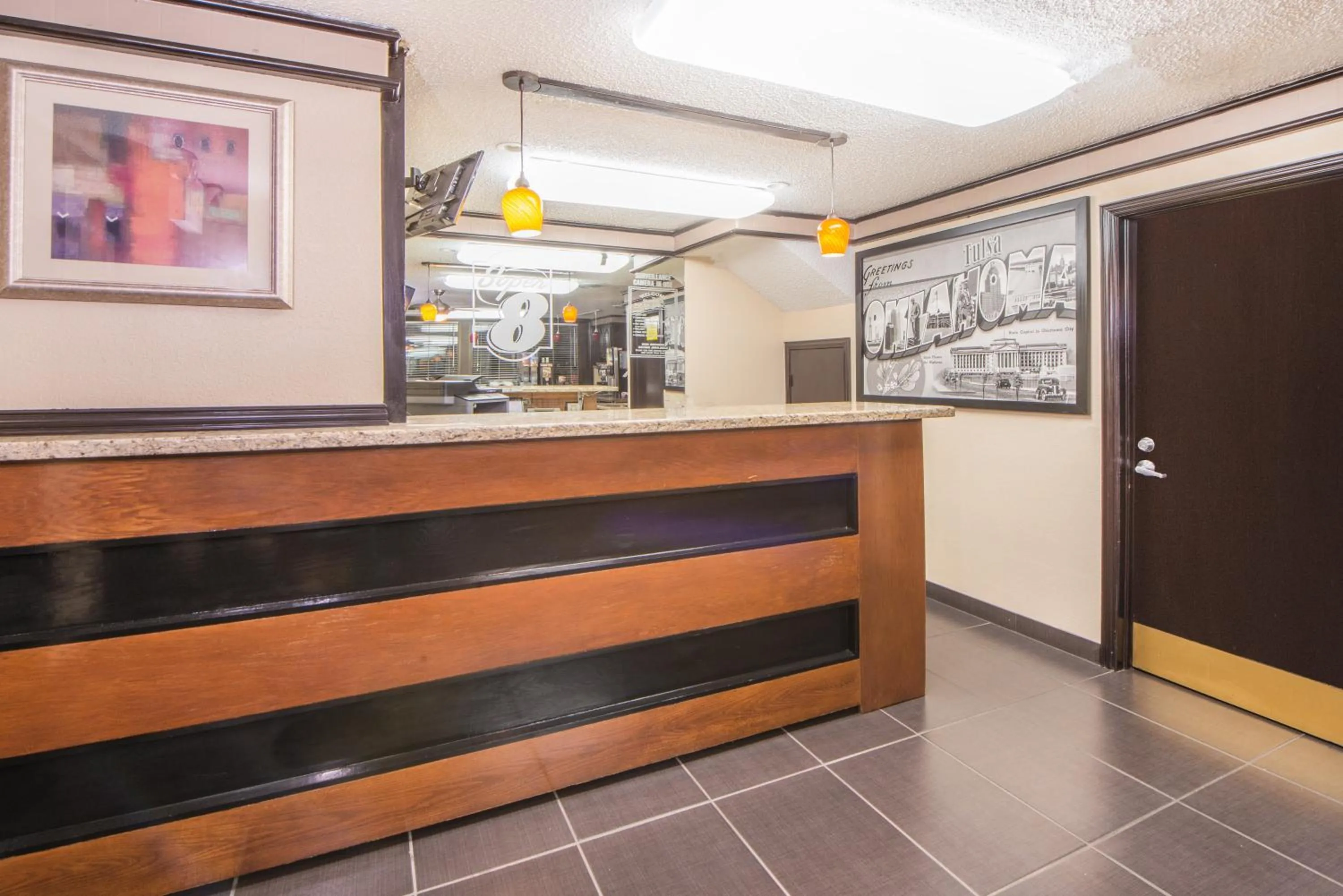 Lobby or reception in Super 8 by Wyndham Tulsa/Arpt/St Fairgrounds