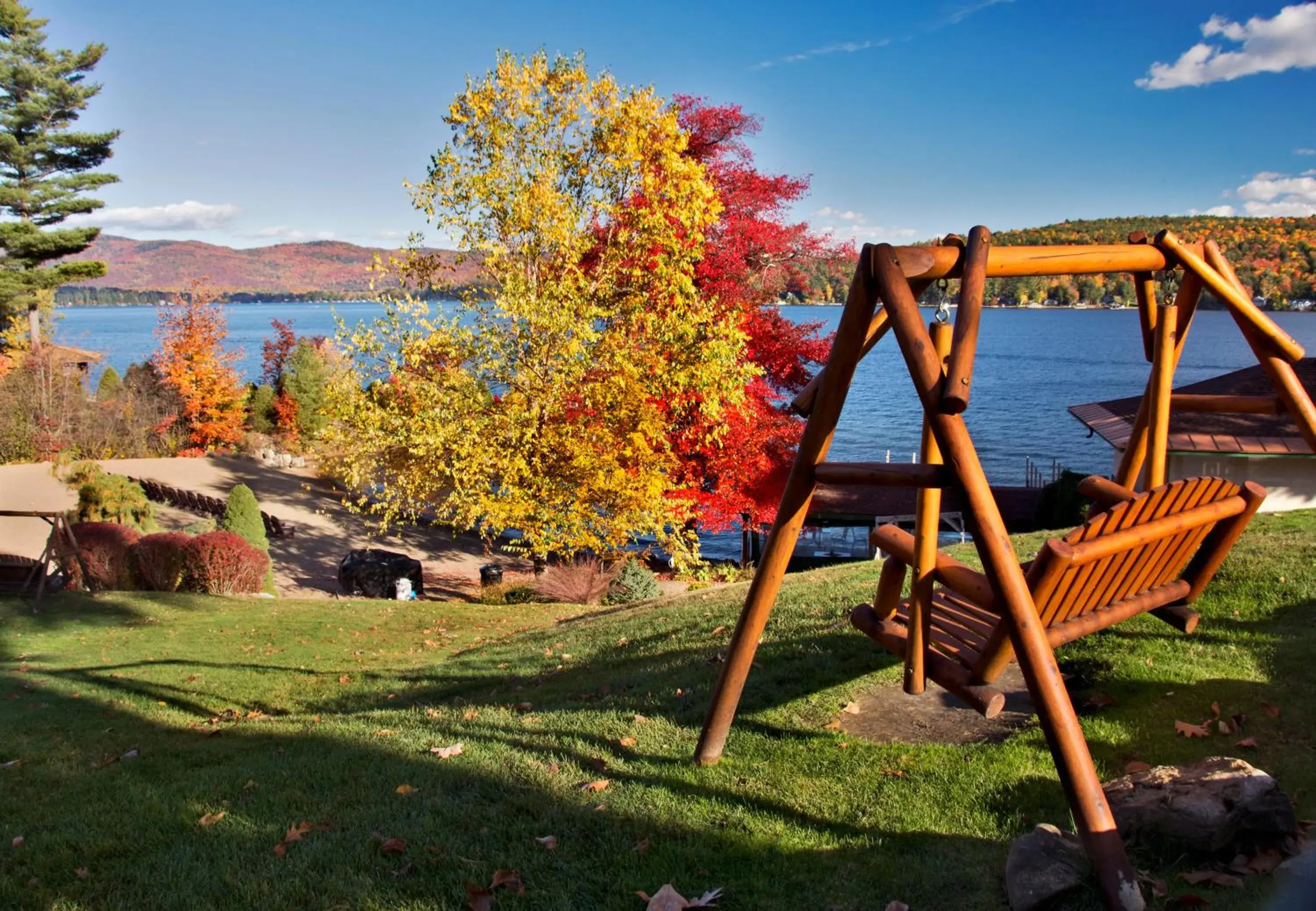 Lake view in The Lodges at Cresthaven Lake view in The Lodges at Cresthaven